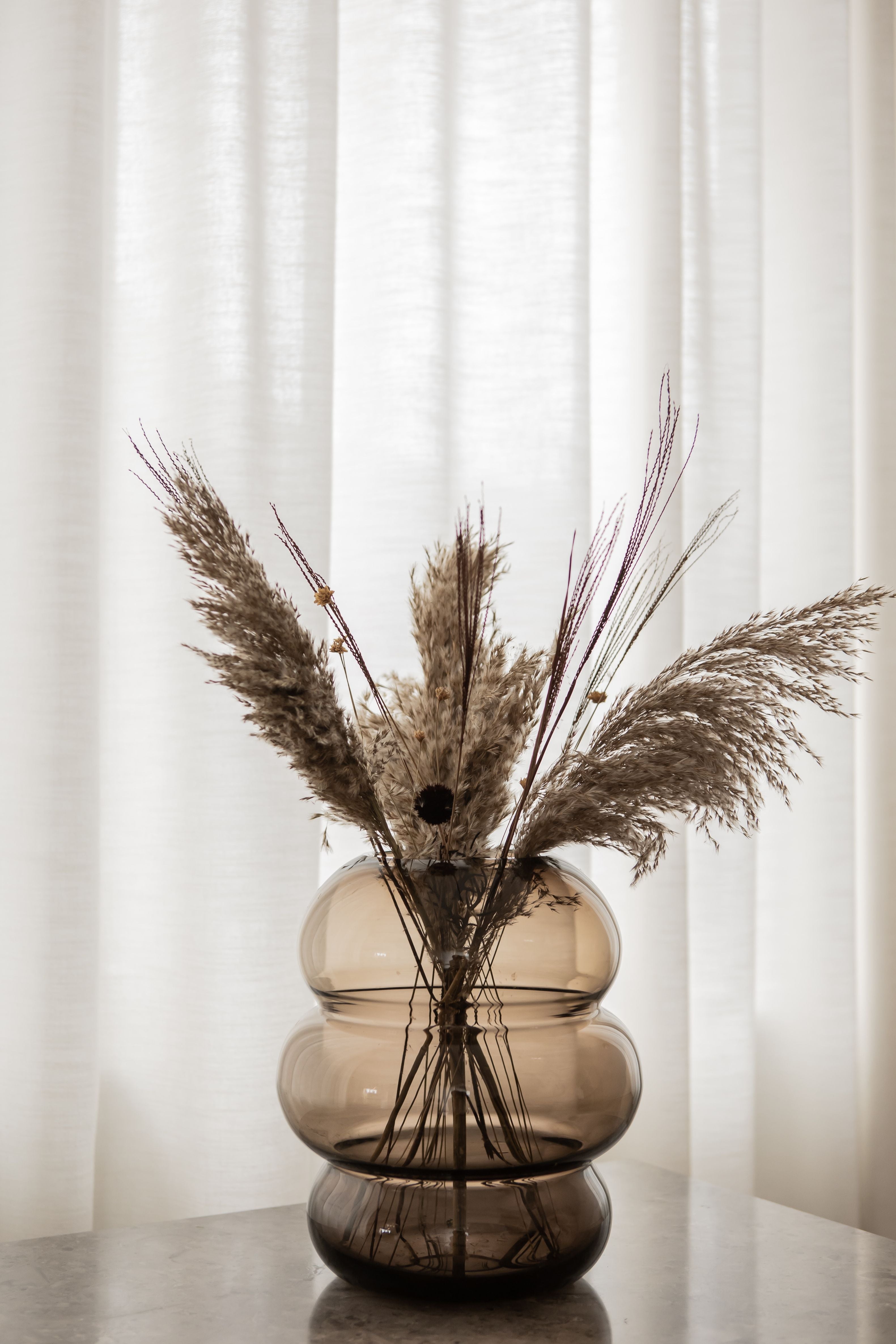 [product_category]-Malling Living Soft Shape Vase, Smoked Glass-Malling Living-0779935935069-800130-MAL-7