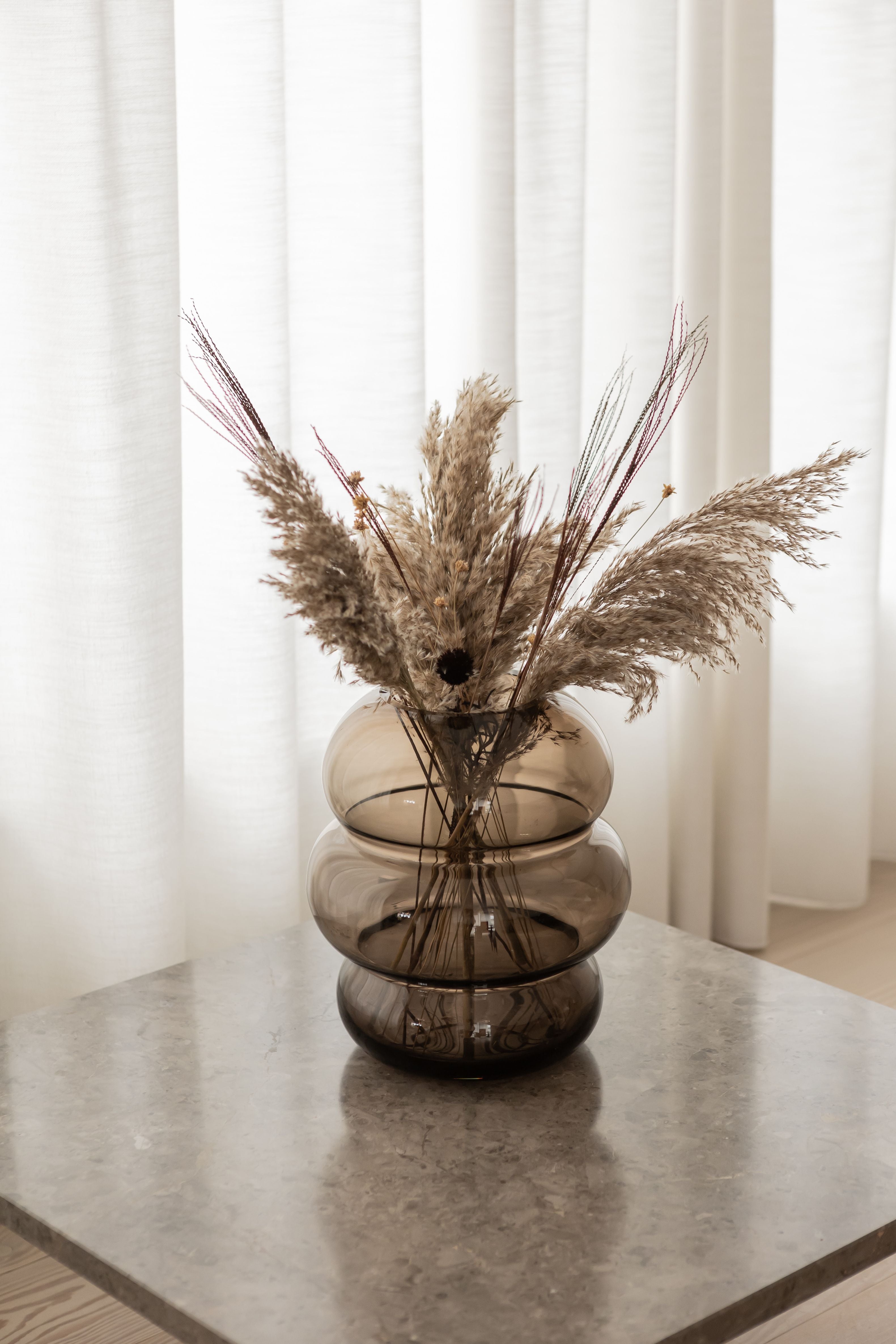 [product_category]-Malling Living Soft Shape Vase, Smoked Glass-Malling Living-0779935935069-800130-MAL-9
