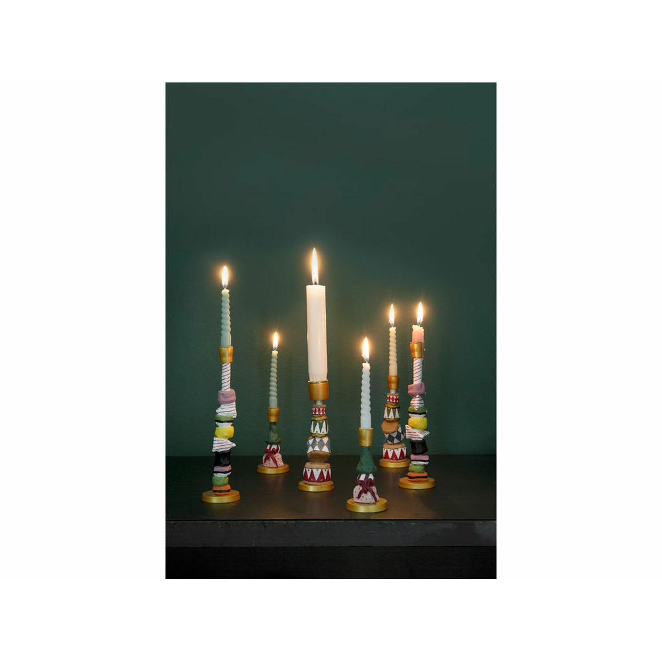 [product_category]-Medusa Copenhagen Drum Tower Candle Holder F/Thin Rod Candle-Medusa Copenhagen-5722000157113-15711-MED-3