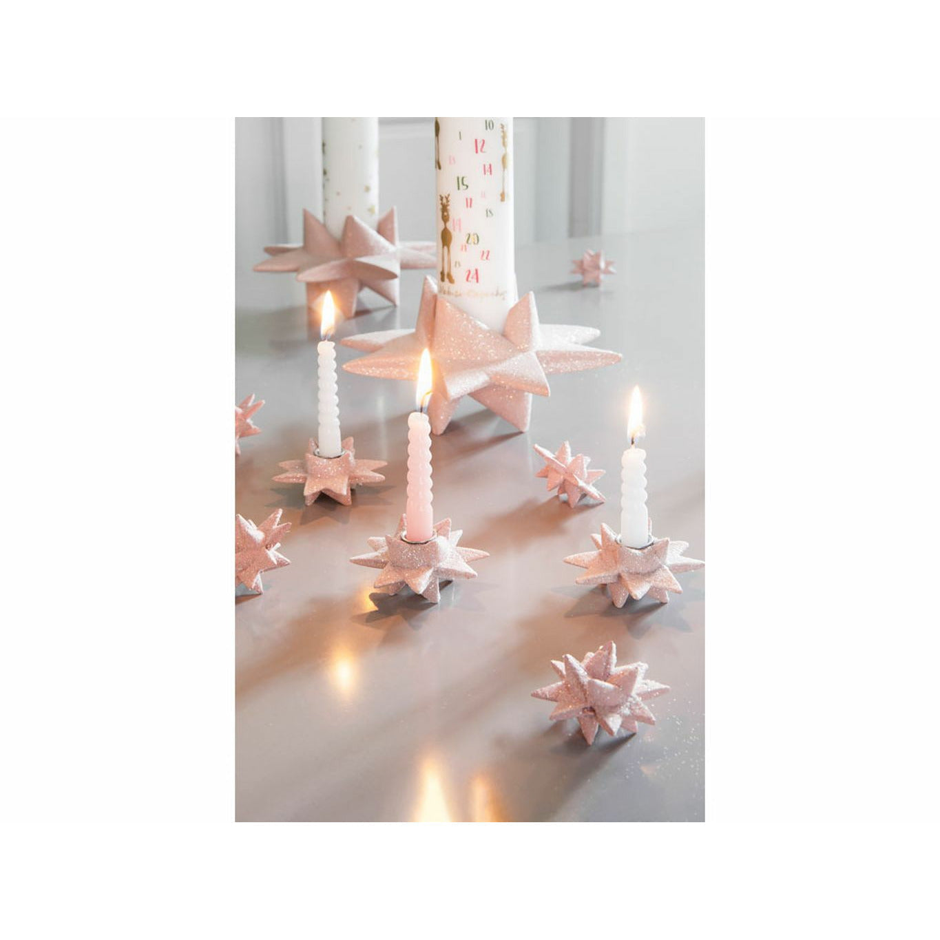 [product_category]-Medusa Copenhagen Shooting Star Candle Holder F/Thin Stick Candle Pink-Medusa Copenhagen-5722000157144-15714-MED-5