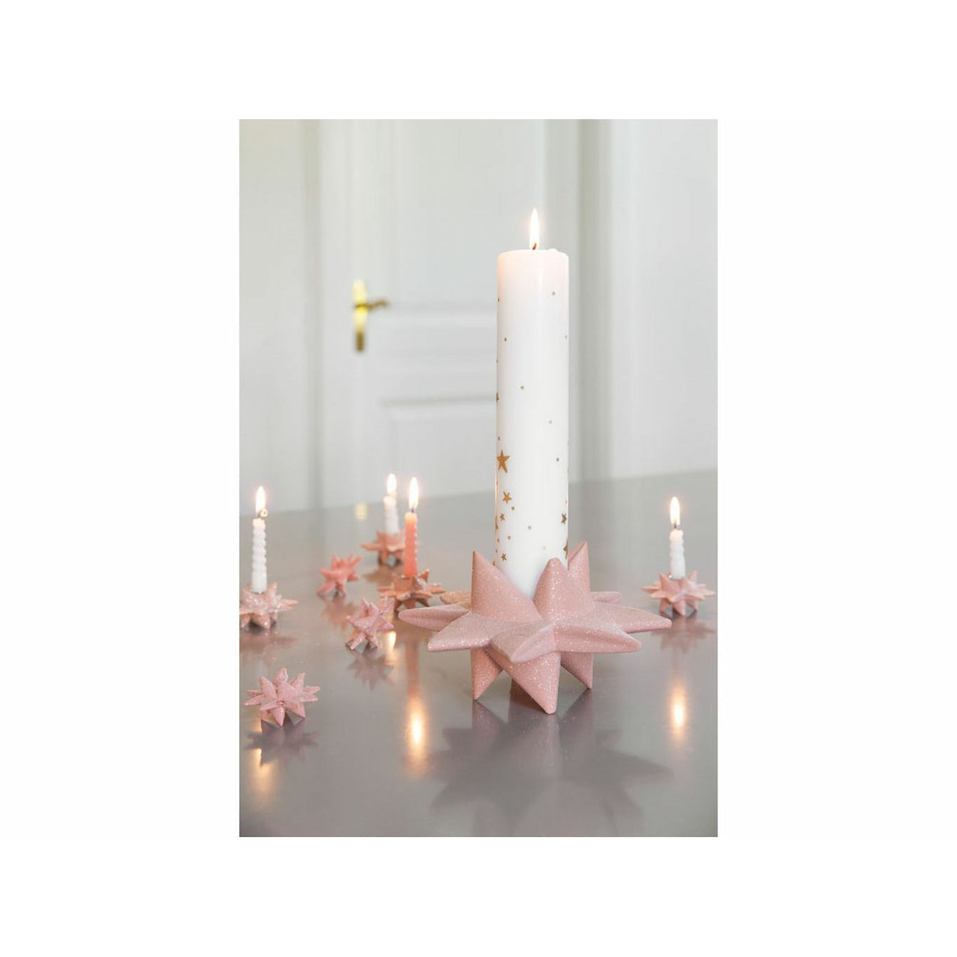 [product_category]-Medusa Copenhagen Shooting Star Stick Holder Pink, 2 Pcs.-Medusa Copenhagen-5722000157151-15715-MED-3
