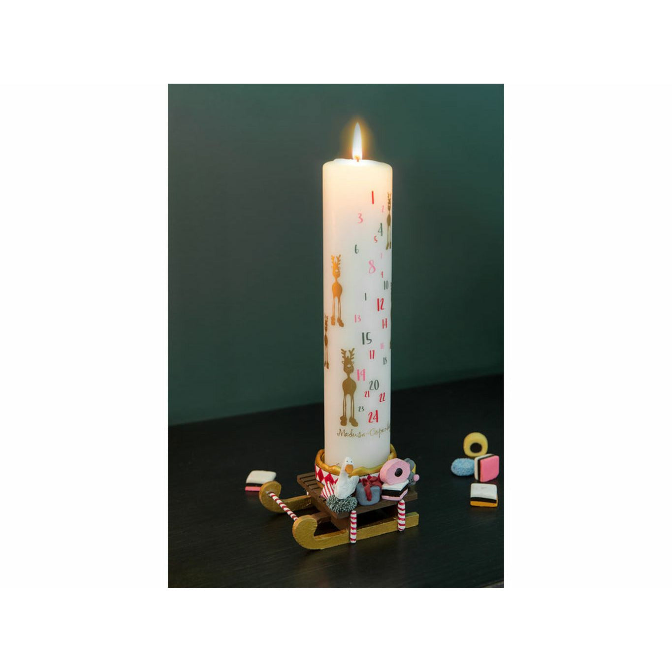 [product_category]-Medusa Copenhagen Sugar Cart Candle Holder F/Block Candles-Medusa Copenhagen-5722000157052-15705-MED-4