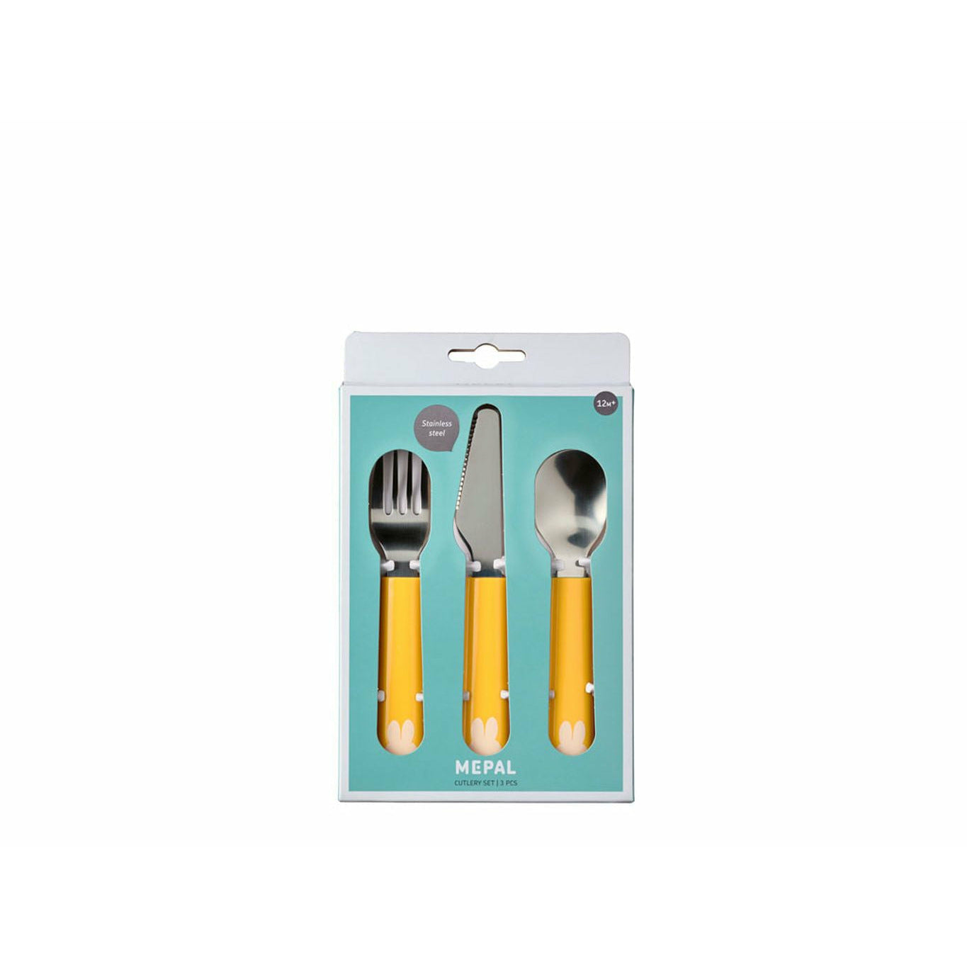 [product_category]-Mepal Mio Children's Cutlery Set 3 Pcs, Yellow-Mepal-8711269993485-13760-MEP-2