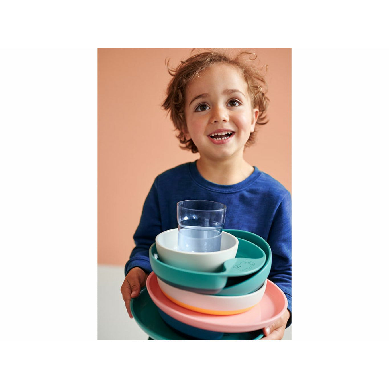 [product_category]-Mepal Mio Learning Plate, Turquoise-Mepal-8711269993553-13727-MEP-4