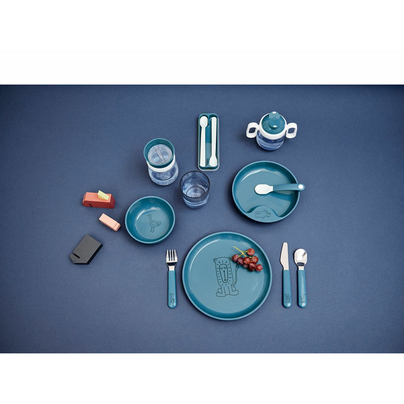 [product_category]-Mepal Mio Learning Spoon Set, Dark Blue-Mepal-8711269993522-13767-MEP-3
