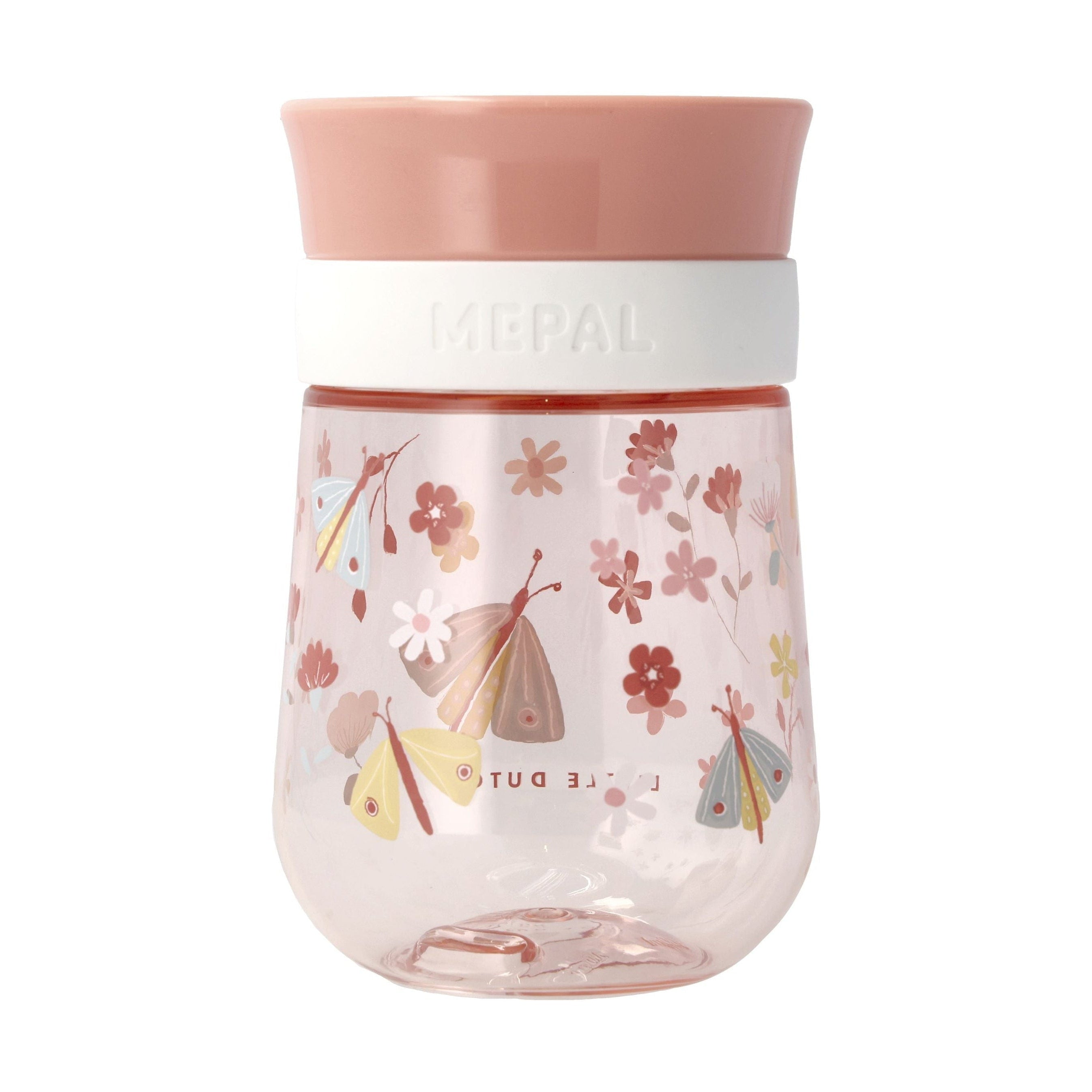 Mepal Mio Non Drip Baby Cup, květiny a motýly