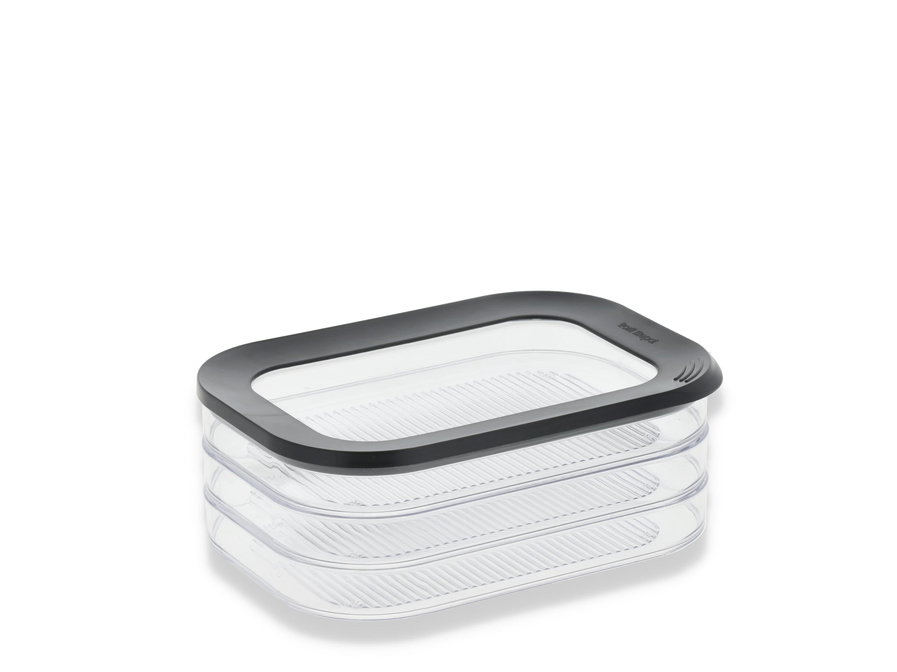 [product_category]-Mepal Modula Storage Box 0,55 L 3 Pcs., Black-Mepal-8720294017127-28869-MEP-3
