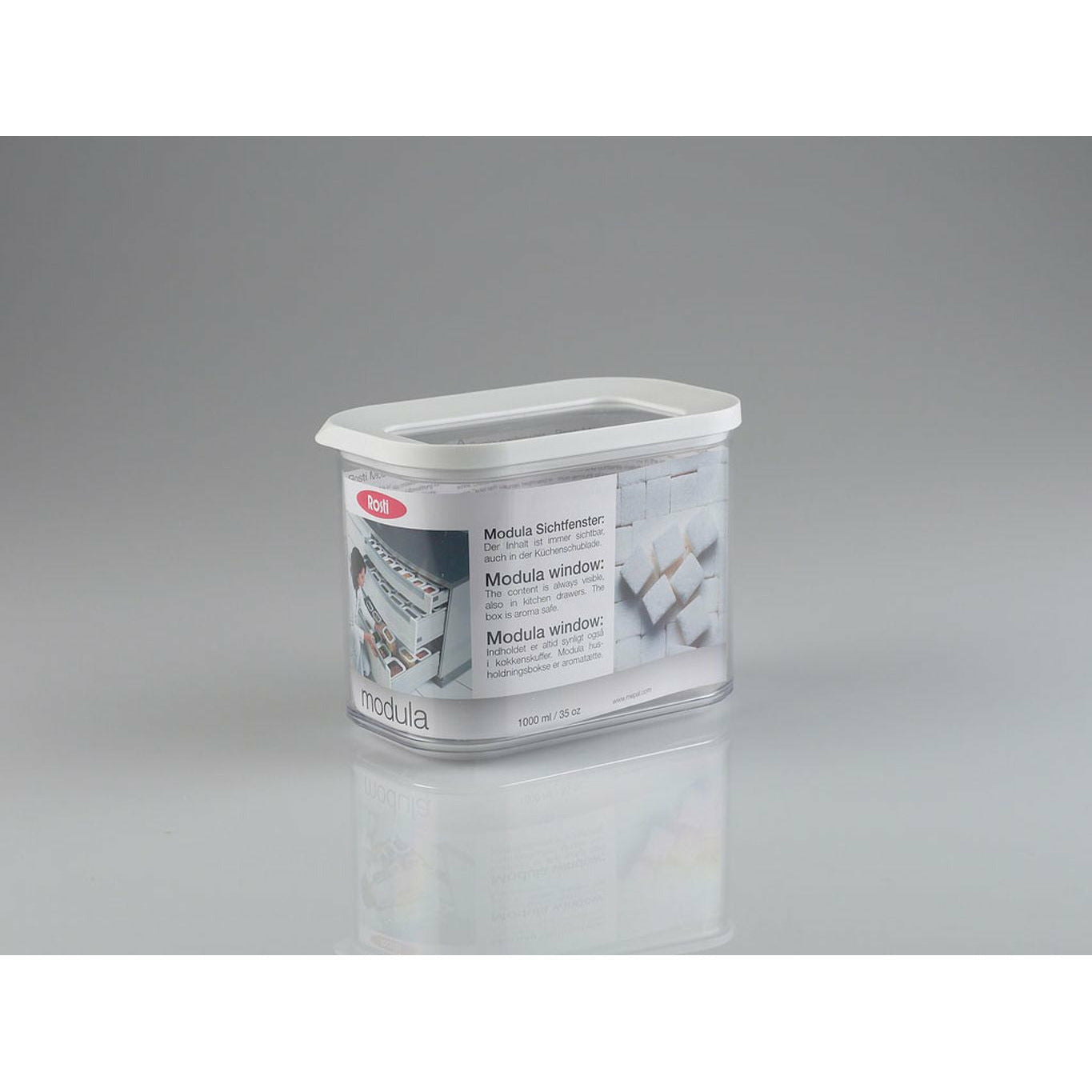 [product_category]-Mepal Modula Storage Box 1 L, Transparent-Mepal-8711269849621-234005-MEP-2