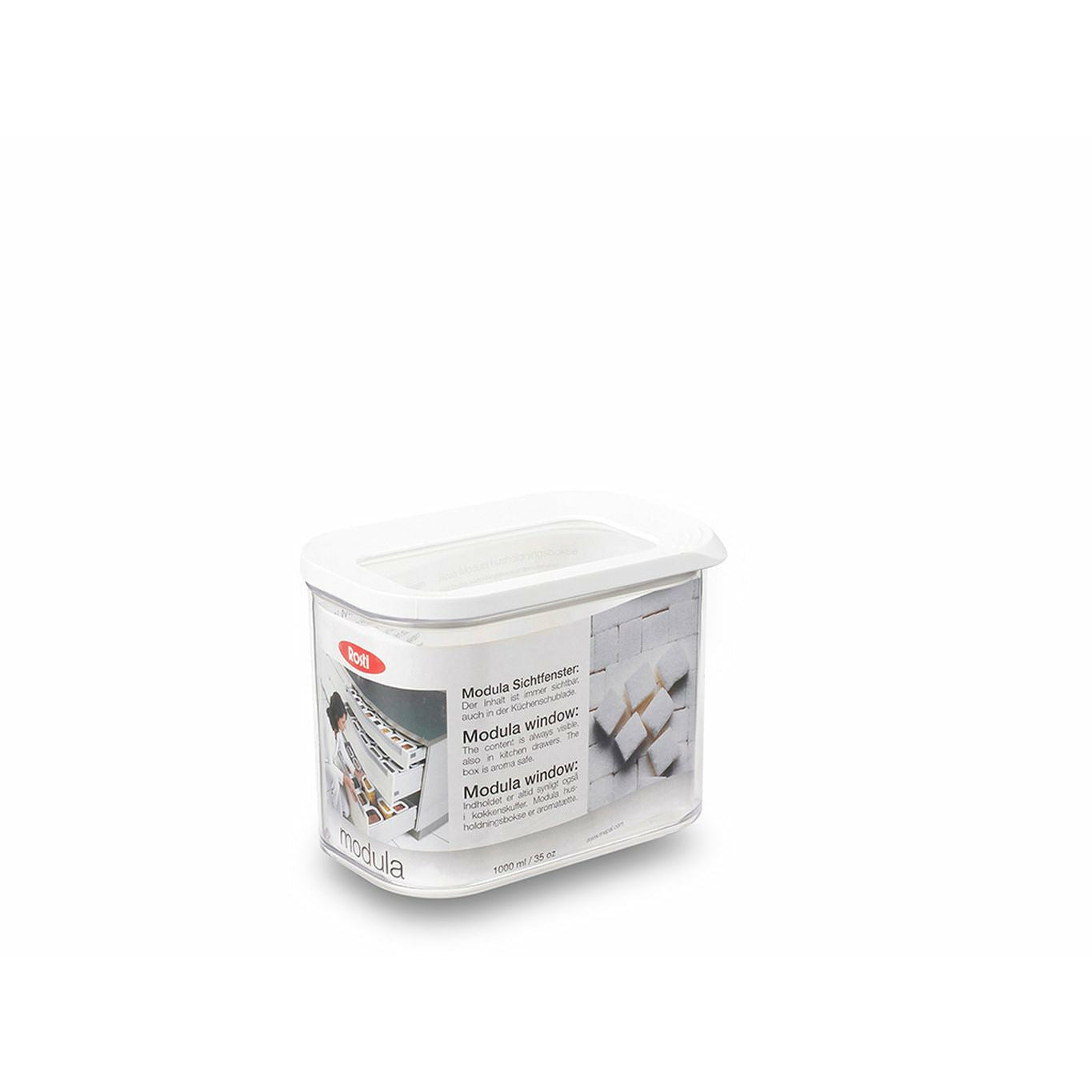 [product_category]-Mepal Modula Storage Box 1 L, Transparent-Mepal-8711269849621-234005-MEP-3
