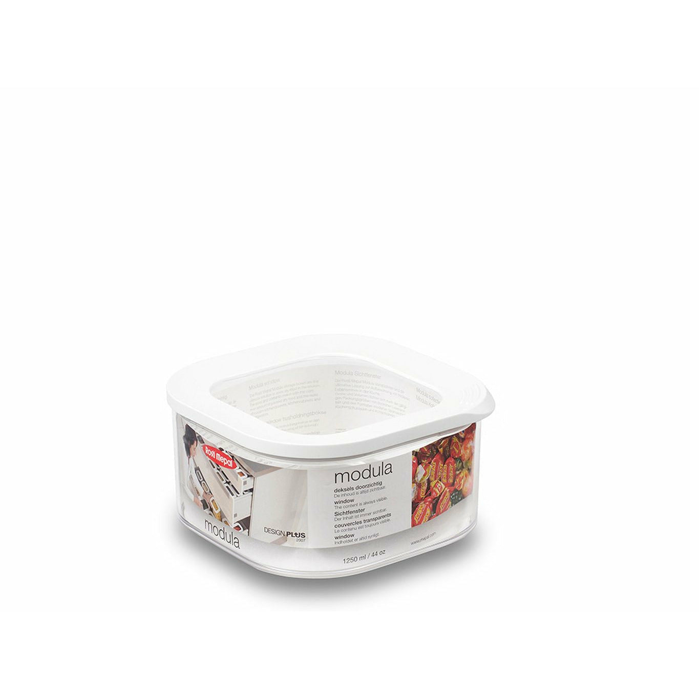 [product_category]-Mepal Modula Storage Box 1,25 L, Transparent-Mepal-8711269861005-234023-MEP-3