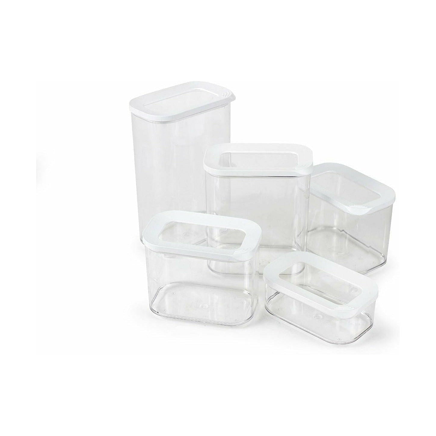[product_category]-Mepal Modula Storage Box 5 Pcs., White-Mepal-8711269869551-234026-MEP-1