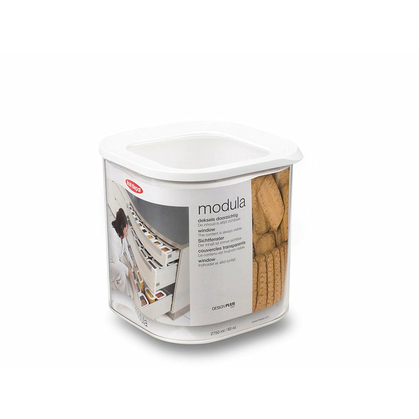 [product_category]-Mepal Modula Storage Jar 2,75 L, Transparent-Mepal-8711269860992-234024-MEP-3