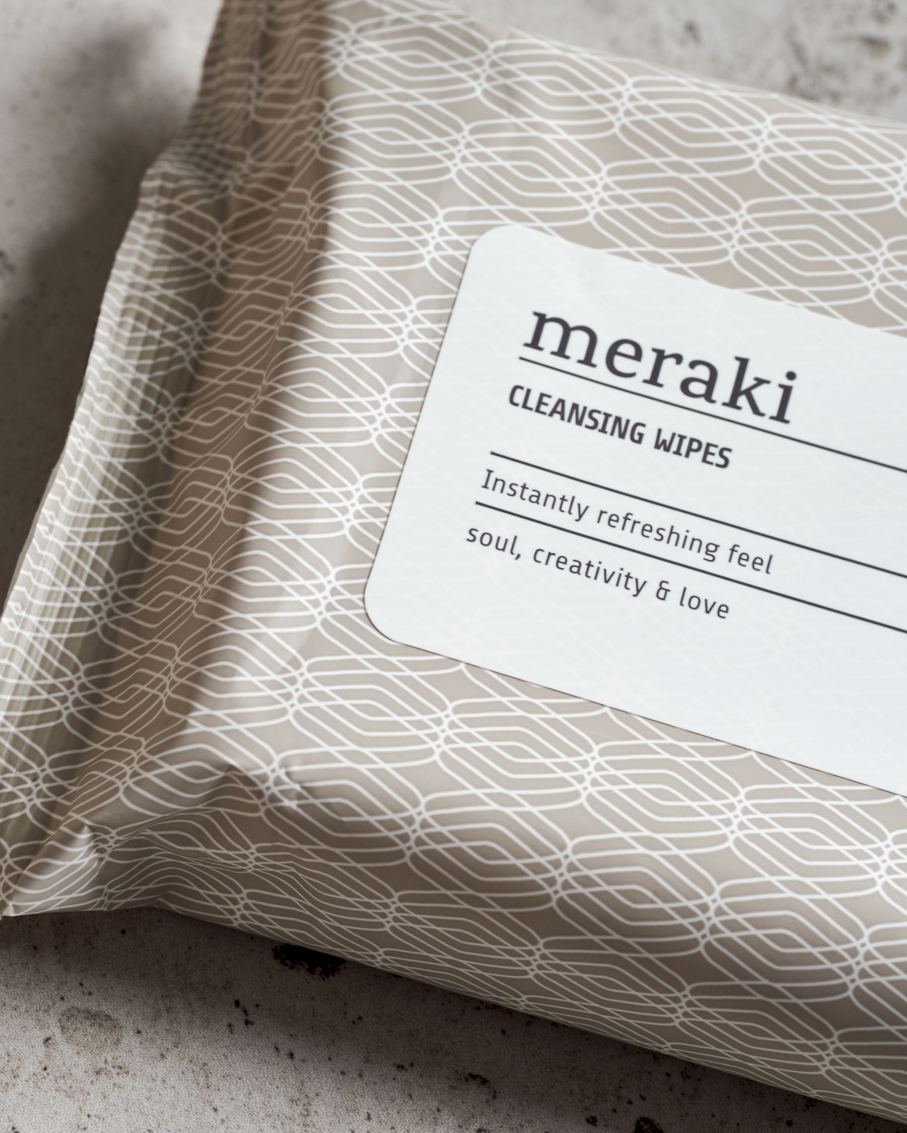 [product_category]-Meraki Cleansing Wipes Aloe Vera 20 Pcs., Brown/White-Meraki-5707644760820-308070031-MER-4