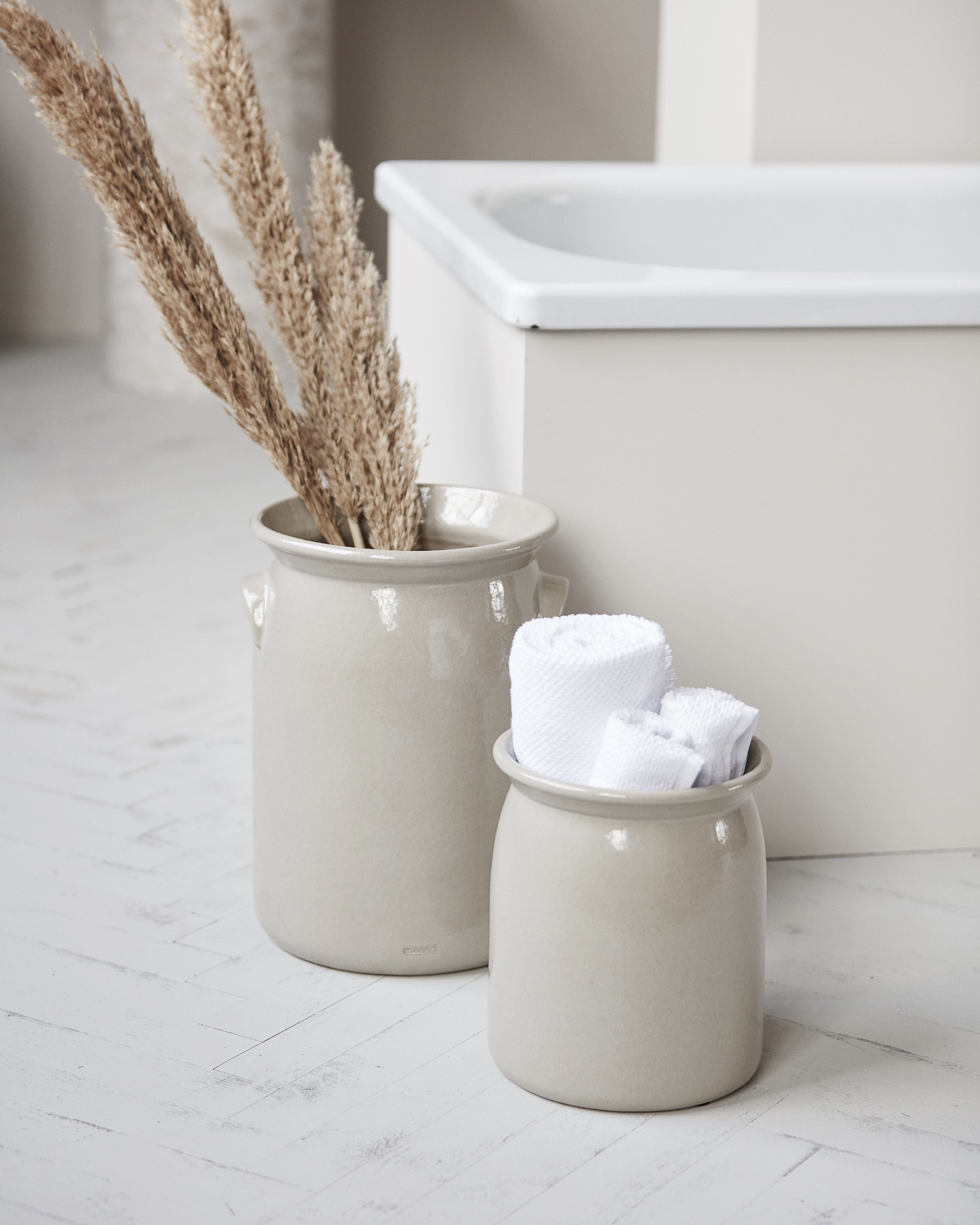 [product_category]-Meraki Earthenware Vessel ø20 Cm, Shellish Grey-Meraki-5707644709195-303840011-MER-4