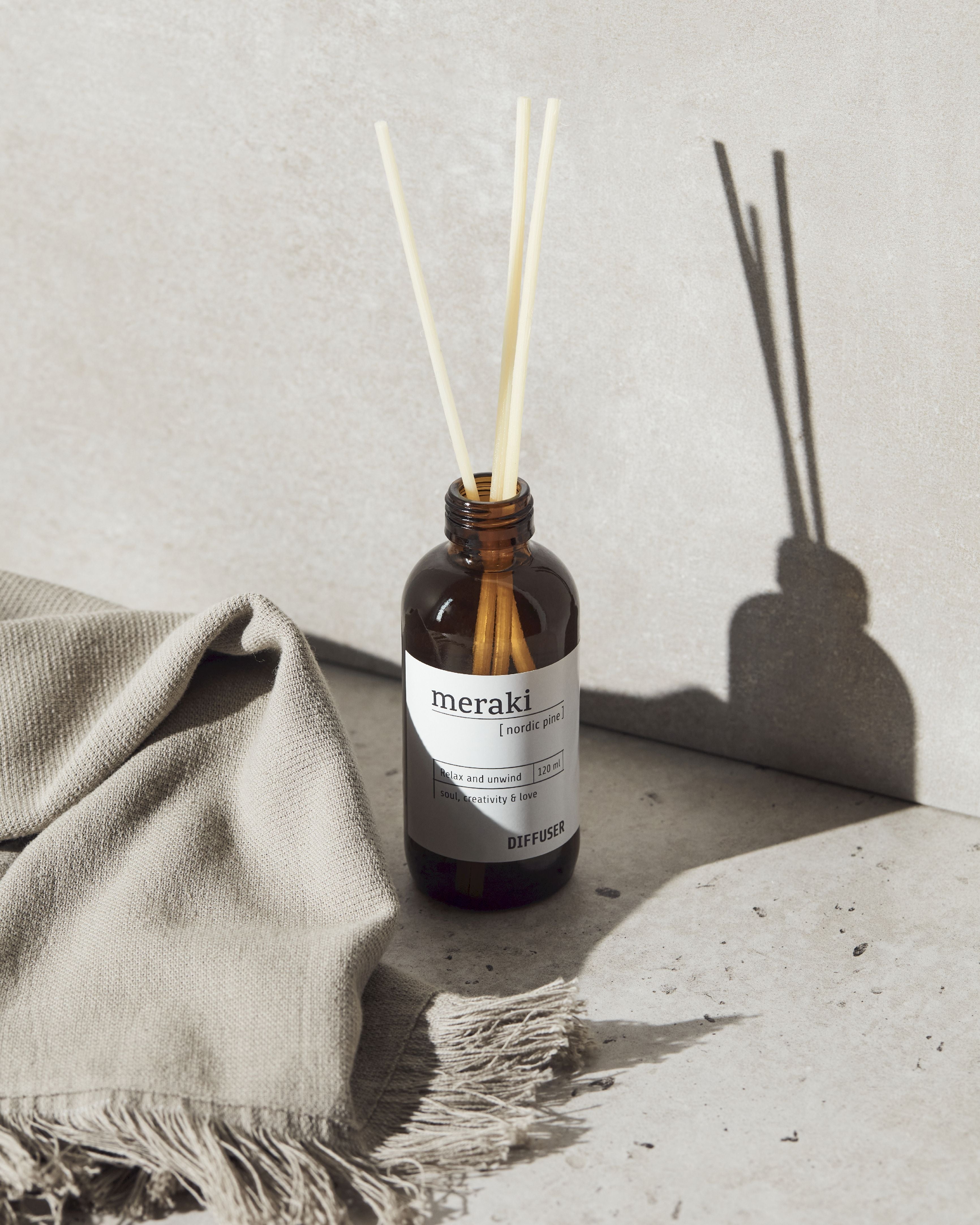 [product_category]-Meraki Fragrance Diffuser With 7 Sticks, Nordic Pine-Meraki-5707644481459-309860020-MER-3