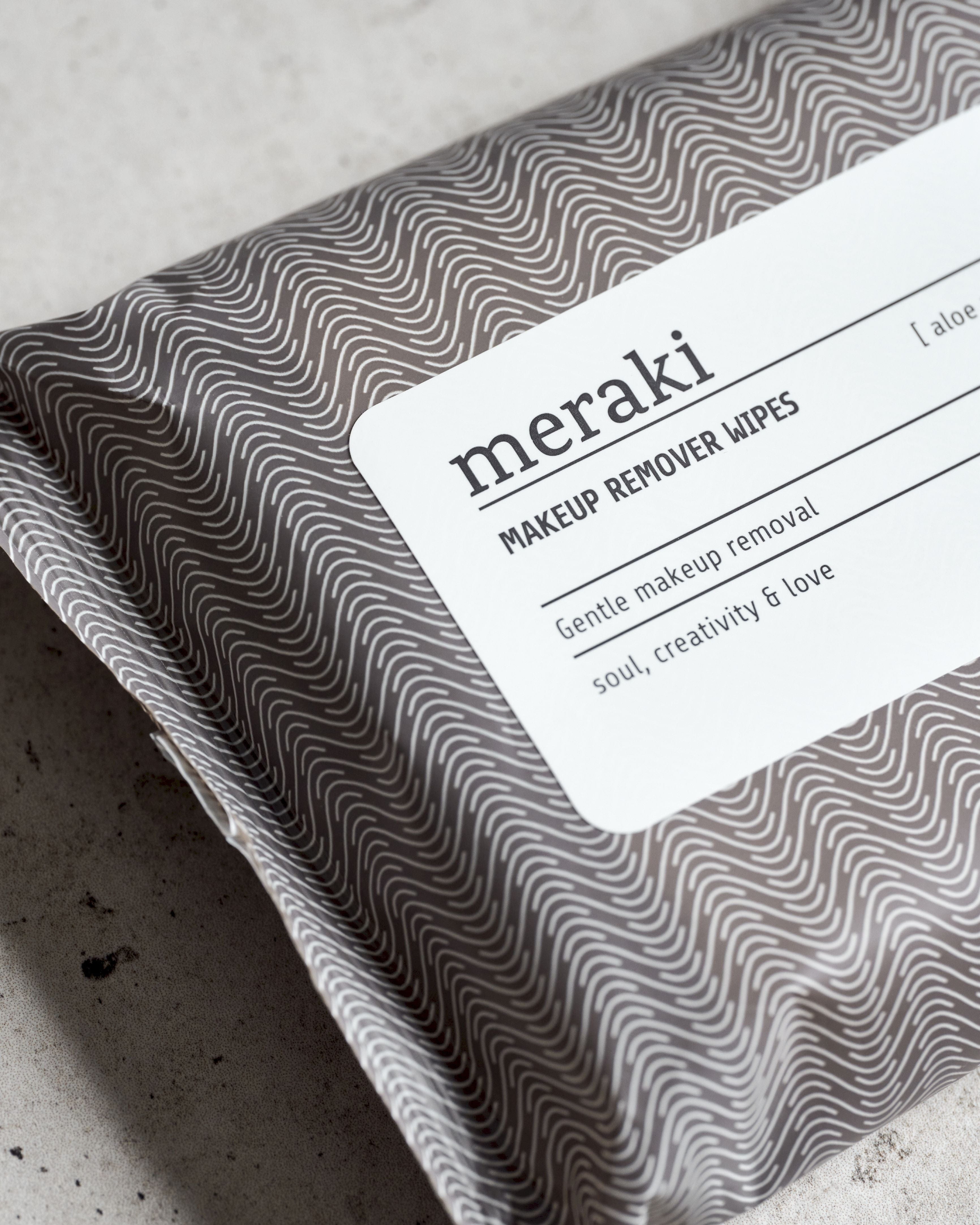 [product_category]-Meraki Makeup Remover Wipes Aloe Vera 20 Pcs., Warm Grey/White-Meraki-5707644760806-308070021-MER-8