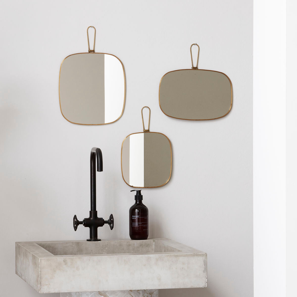 [product_category]-Meraki Mirror w. frame, Antique brass-Meraki-5707644629035-303990003-HOU-4