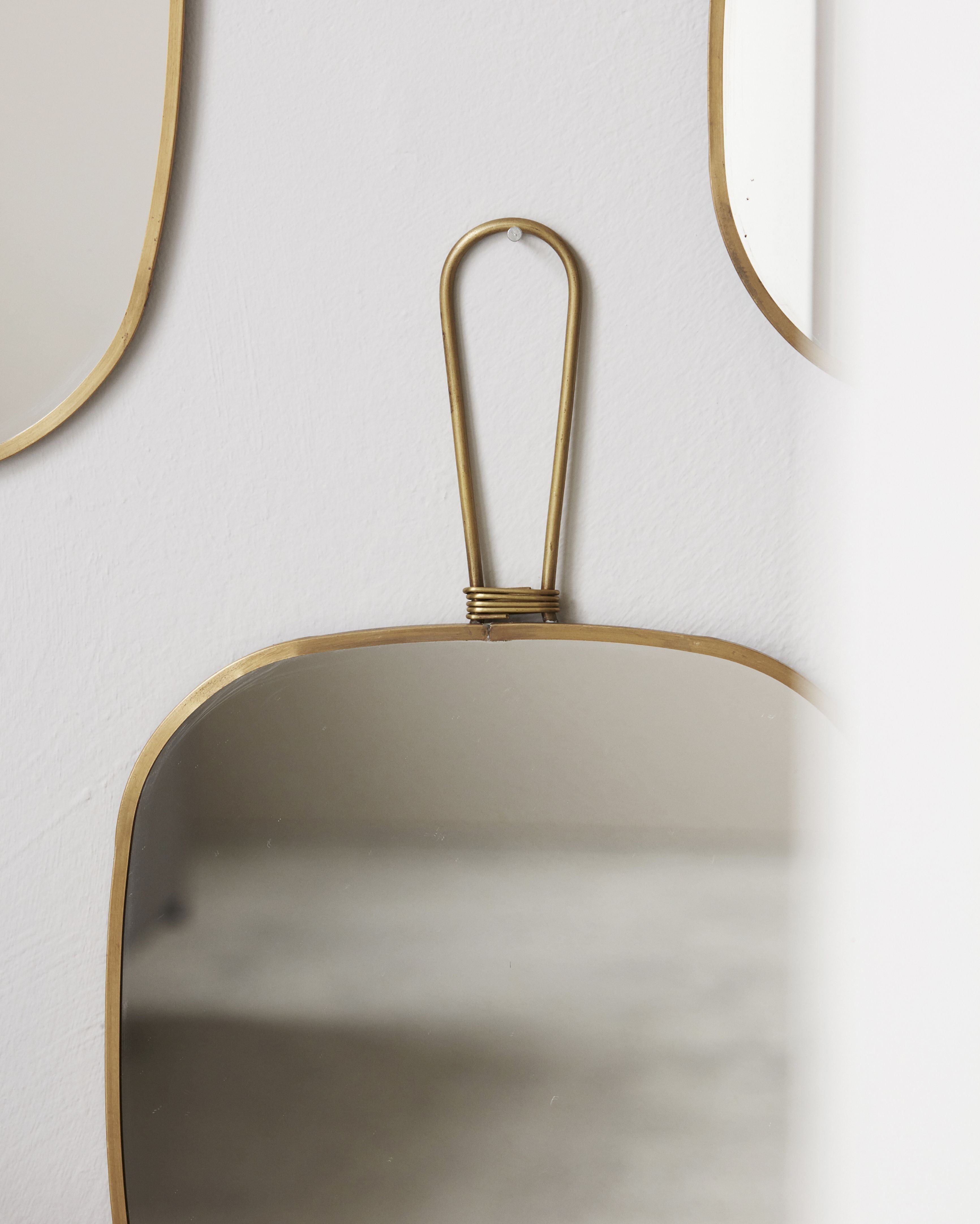 [product_category]-Meraki Mirror With Frame 20x22 Cm, Antique Brass-Meraki-5707644629035-303990003-MER-3
