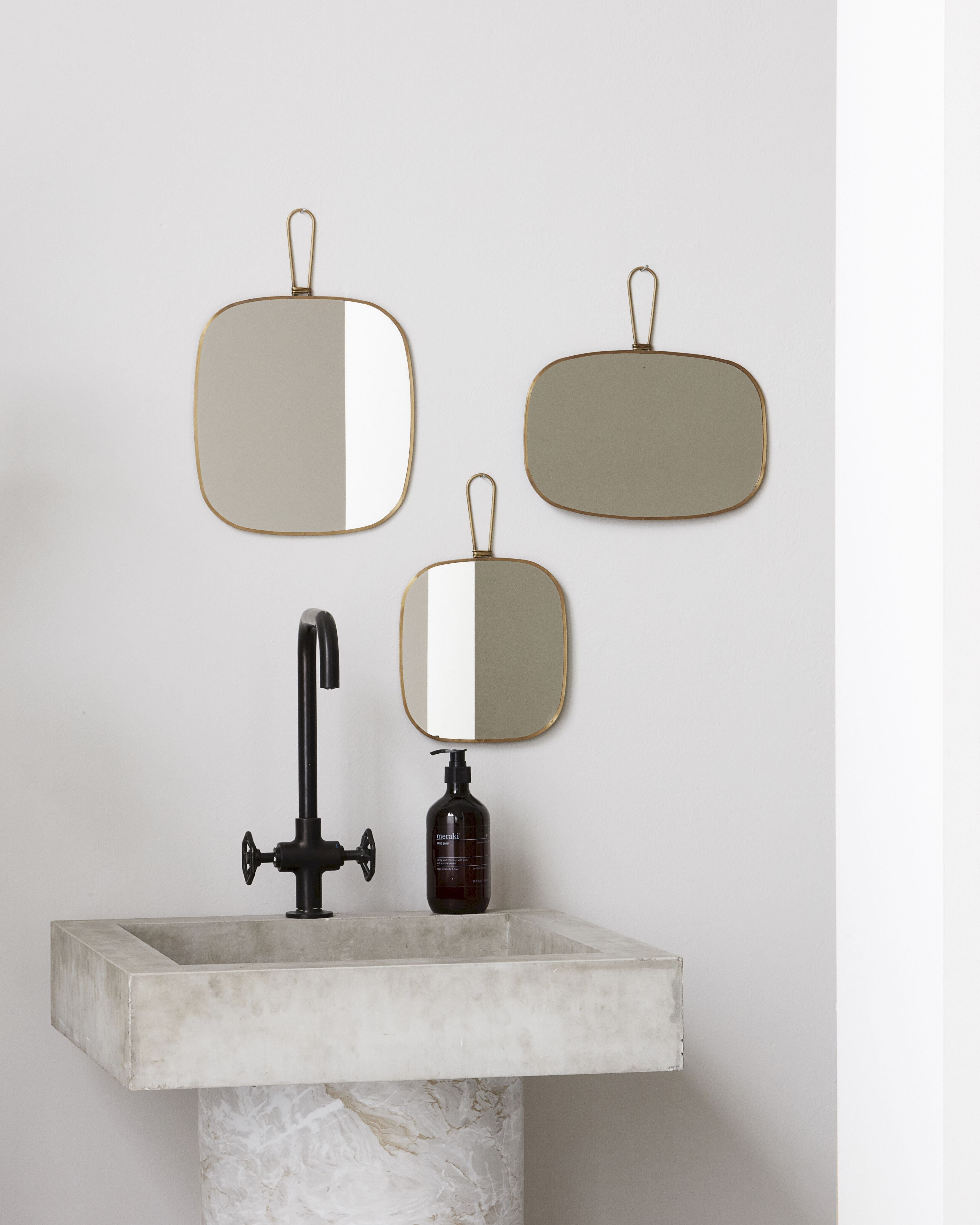 [product_category]-Meraki Mirror With Frame 26x28 Cm, Antique Brass-Meraki-5707644628953-303990001-MER-4