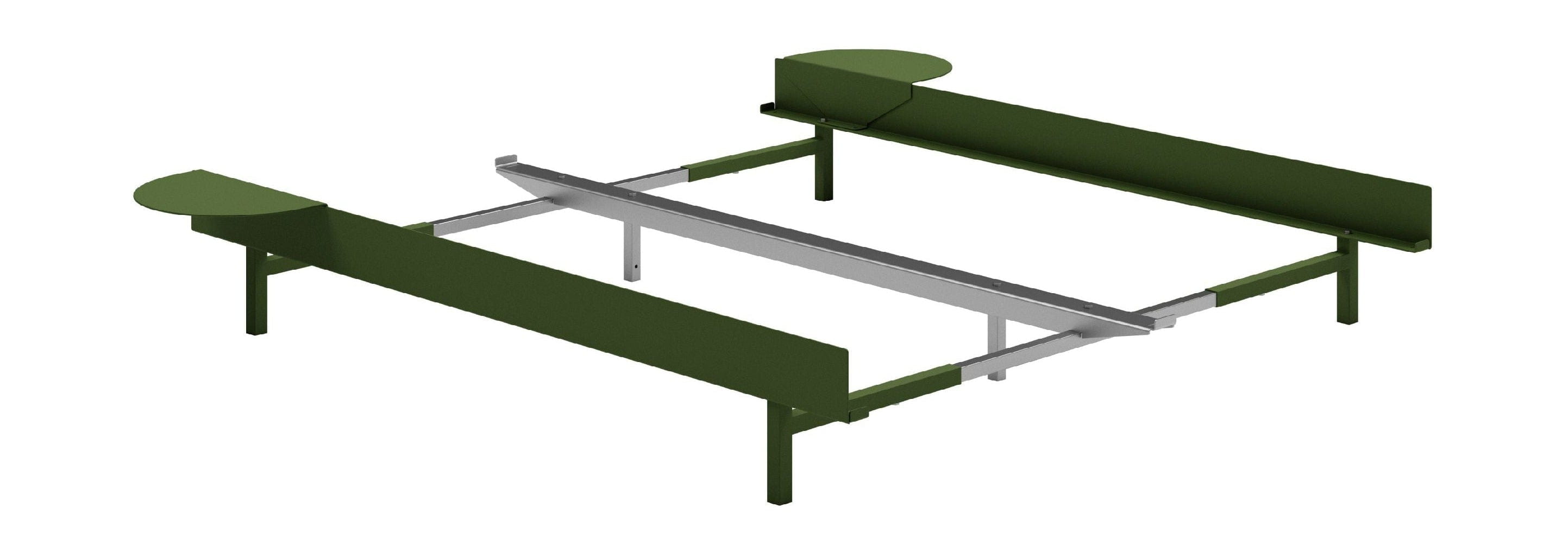 [product_category]-Moebe Bed With 2 Bedside Tables 90 180 Cm, Pine Green-Moebe-5713520009709-BD90-1802XSTPG-MOE-11