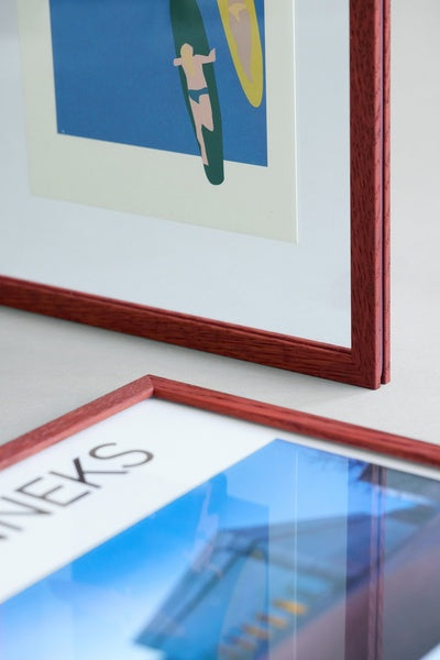 Moebe Frame A5, červený satén 