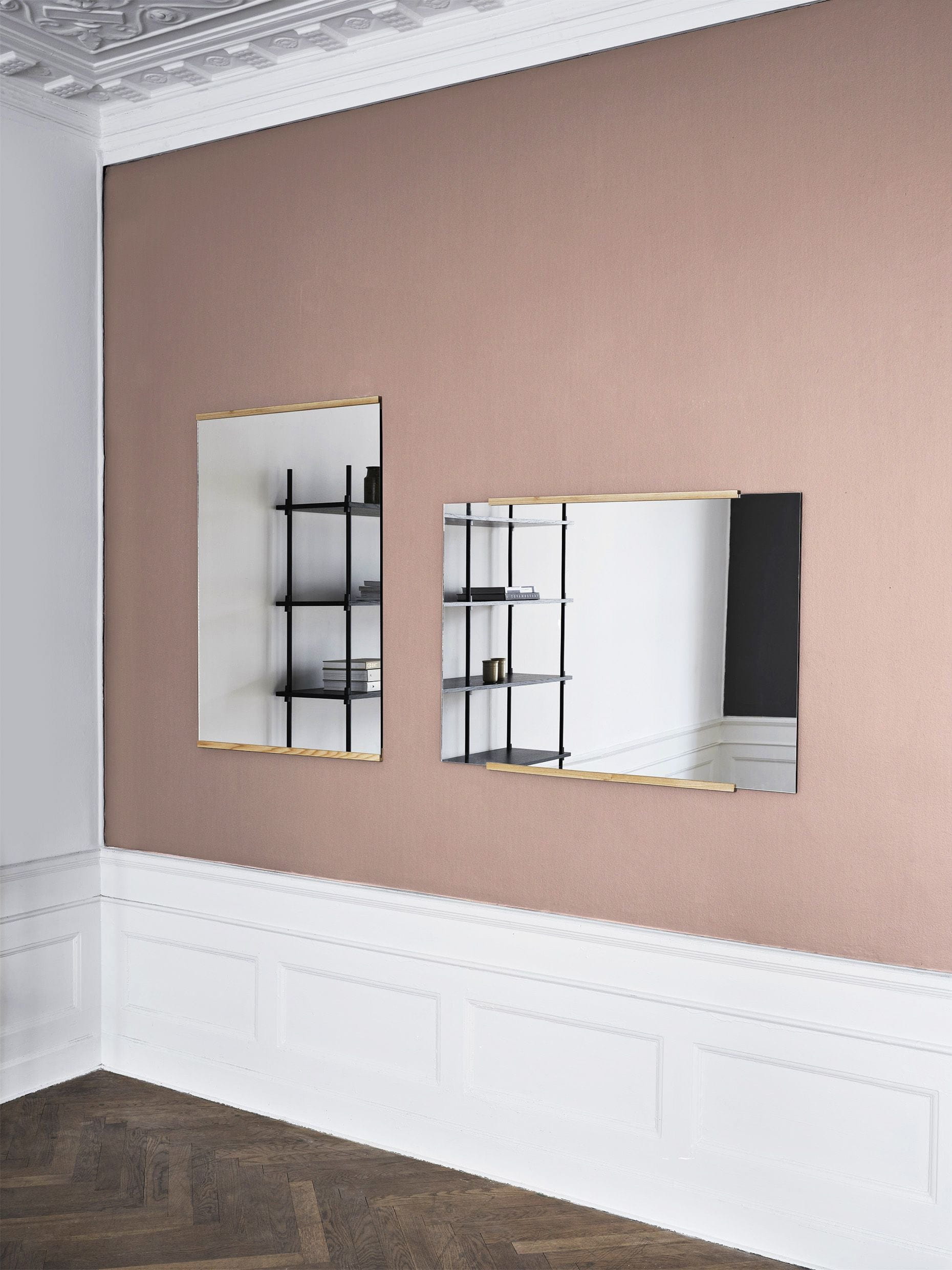 [product_category]-Moebe Rectangular Wall Mirror 43,3x30 Cm, Oak-Moebe-5713520004766-RWM30X40OA-MOE-9