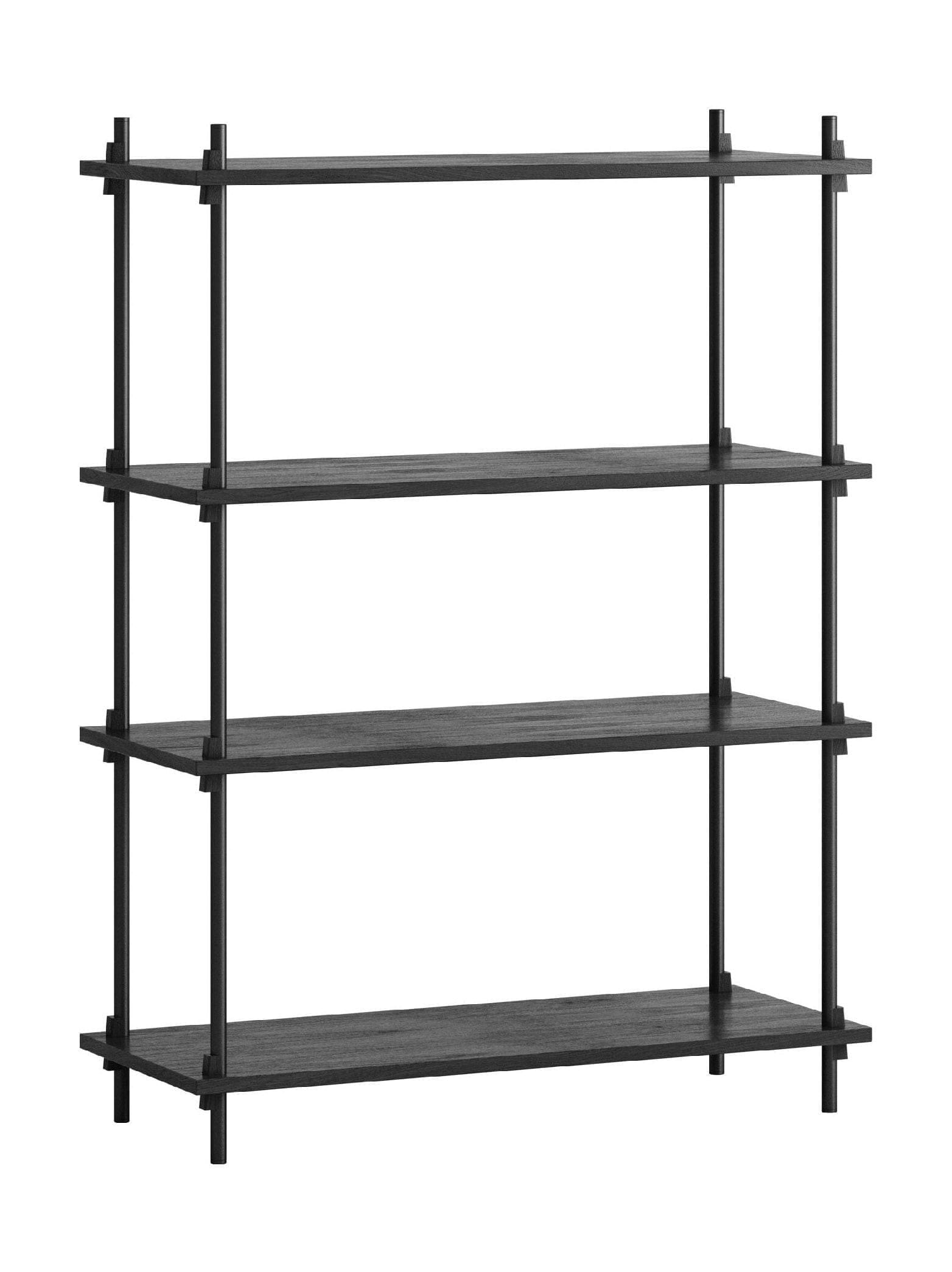 [product_category]-Moebe Shelving System S.115.1.A, Black/Black-Moebe-5713520006166-S.115.1.A.BL.BL-MOE-1