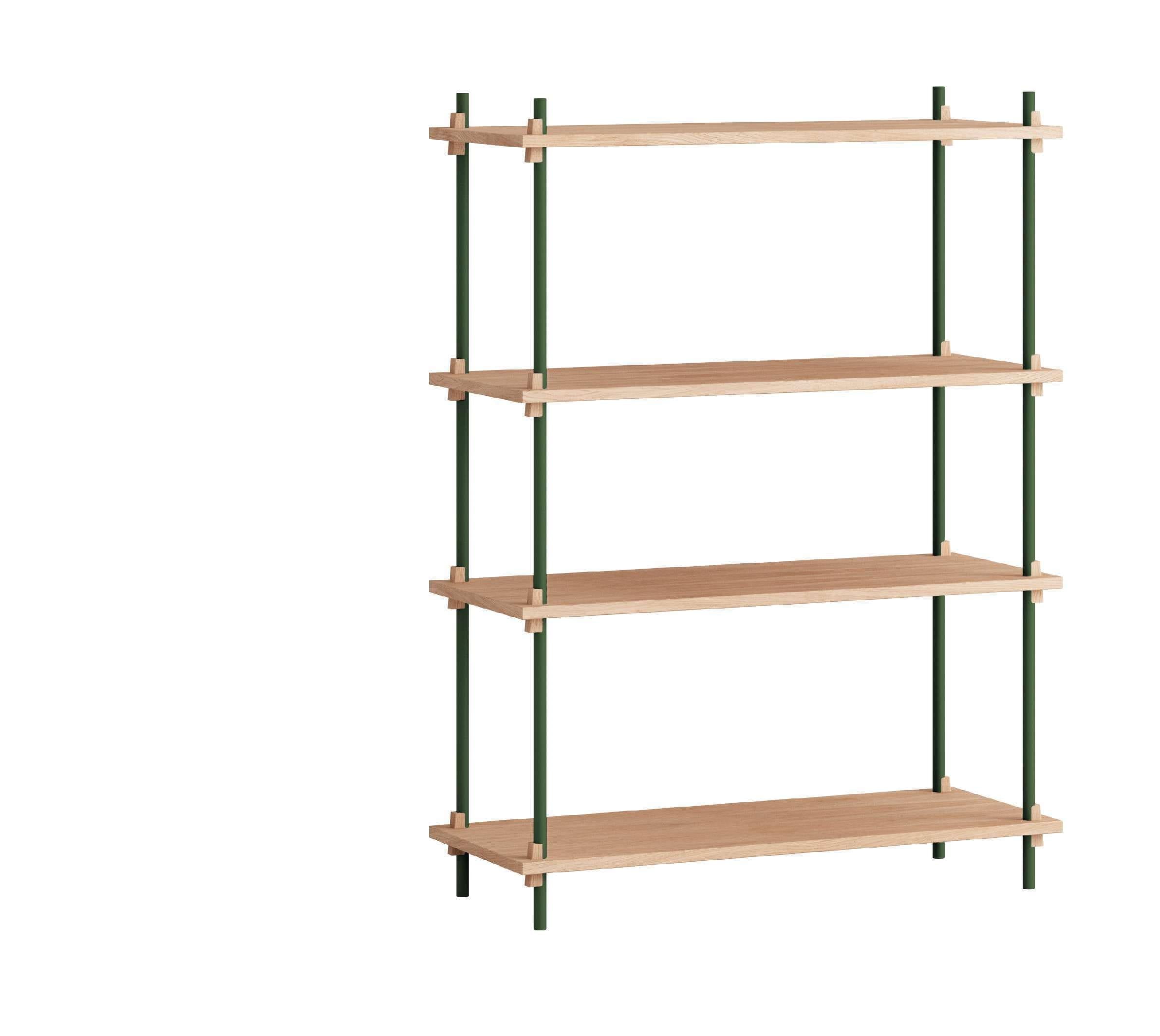 [product_category]-Moebe Shelving System S.115.1.A, Oak/Pine Green-Moebe-5713520012549-S.115.1.A.OA.PG-MOE-1