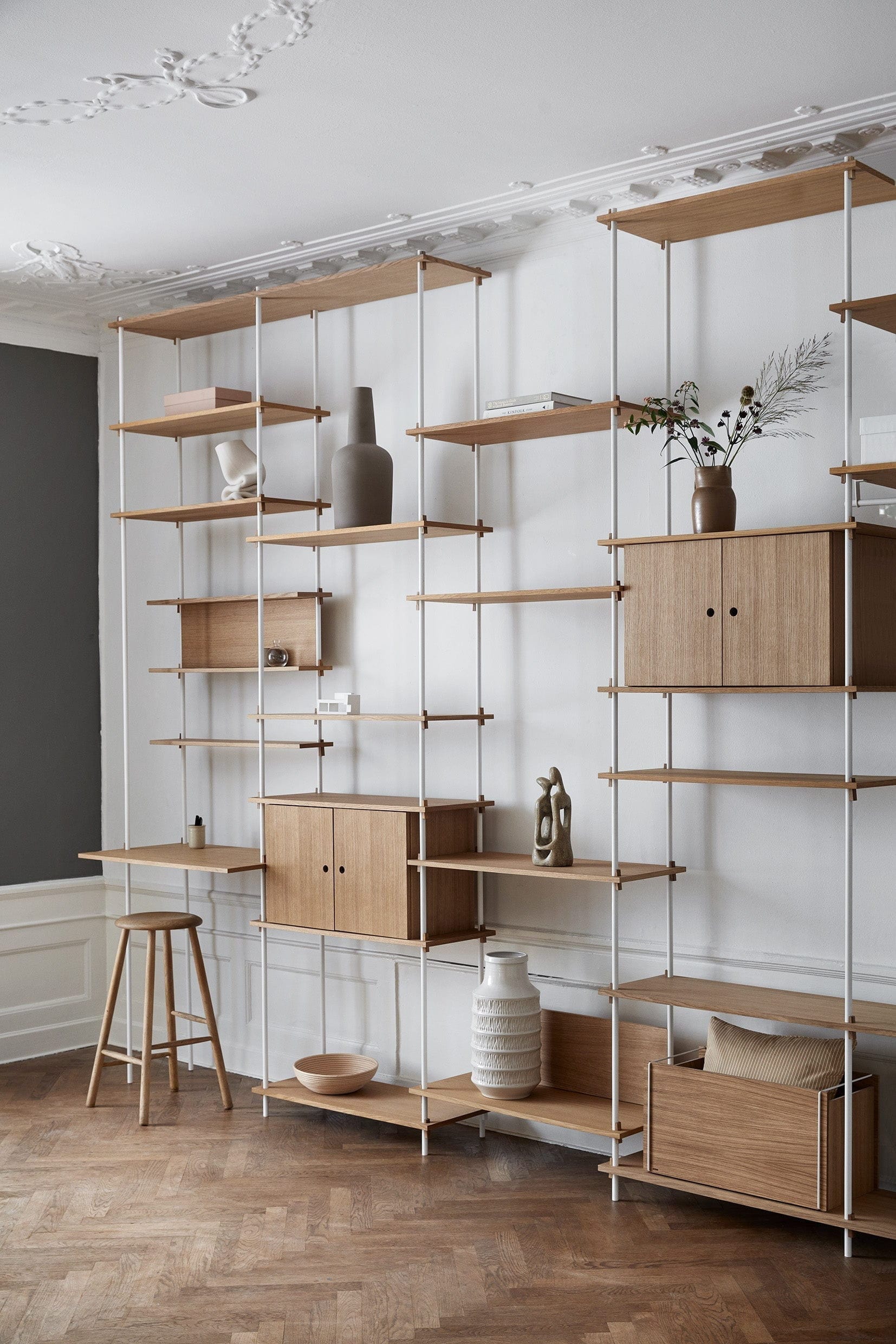 [product_category]-Moebe Shelving System S.115.1.A, Oak/White-Moebe-5713520007729-S.115.1.A.OA.WH-MOE-31