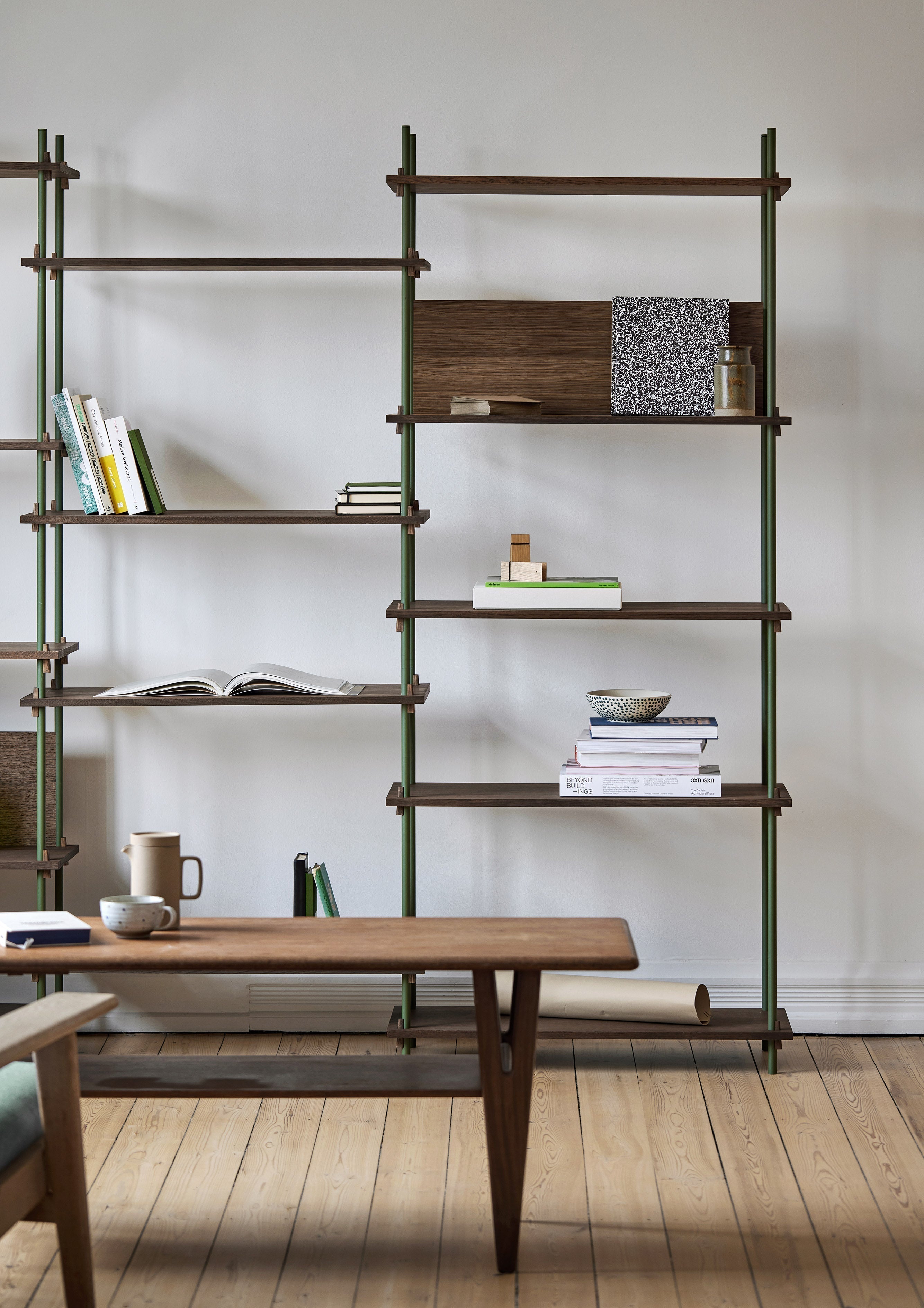 [product_category]-Moebe Shelving System S.115.1.A, Smoked Oak/Pine Green-Moebe-5713520013324-S.115.1.A.SO.PG-MOE-14