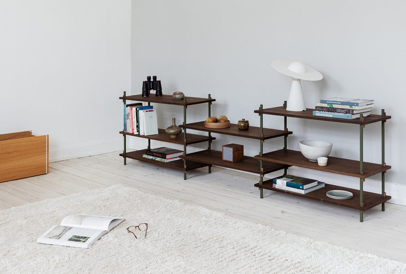 [product_category]-Moebe Shelving System S.115.1.A, Smoked Oak/Pine Green-Moebe-5713520013324-S.115.1.A.SO.PG-MOE-9