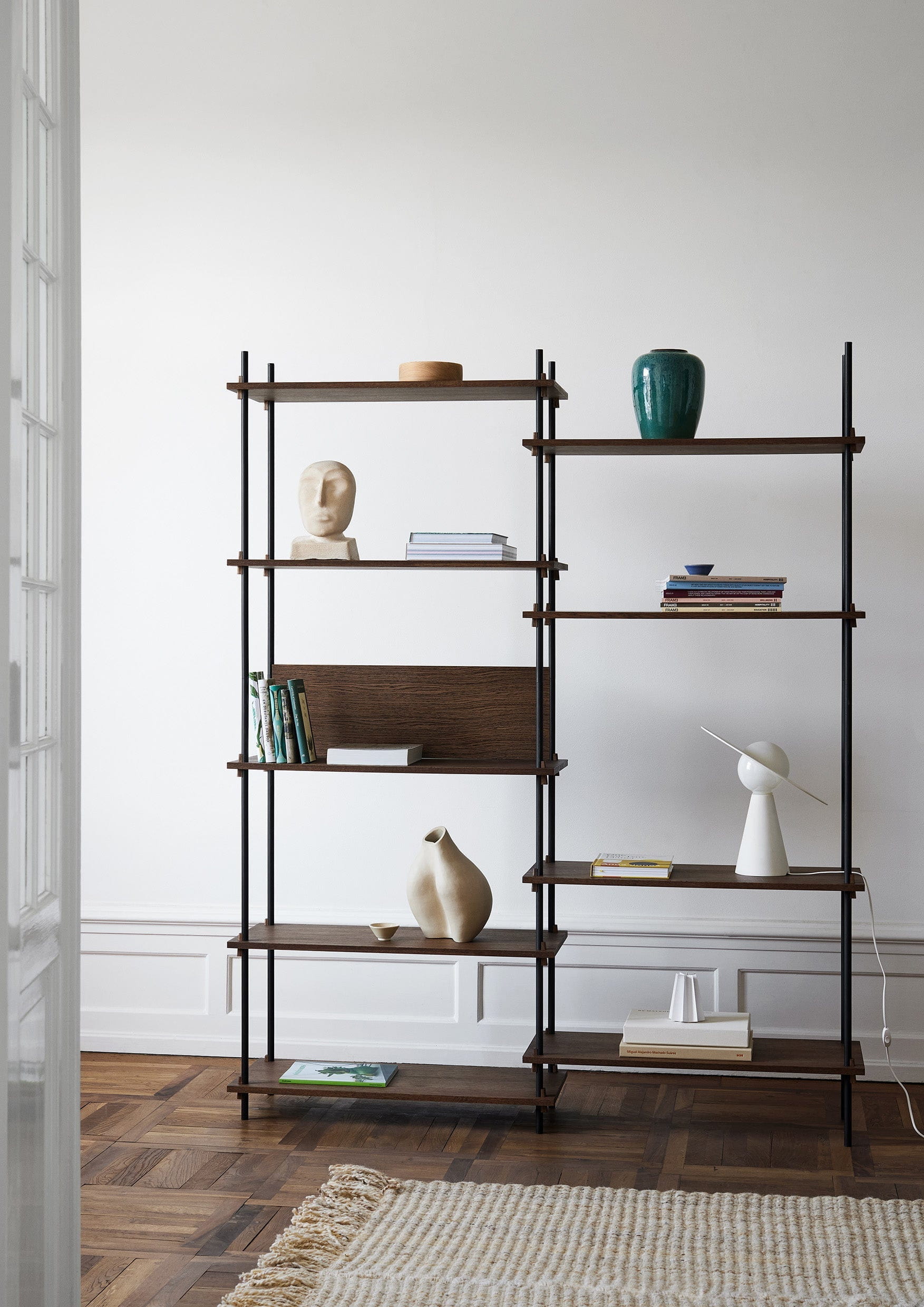 [product_category]-Moebe Shelving System S.115.2.A, Smoked Oak/Black-Moebe-5713520010859-S.115.2.A.SO.BL-MOE-17