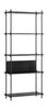 Moebe Shelving System S.200.1.A, černá/černá