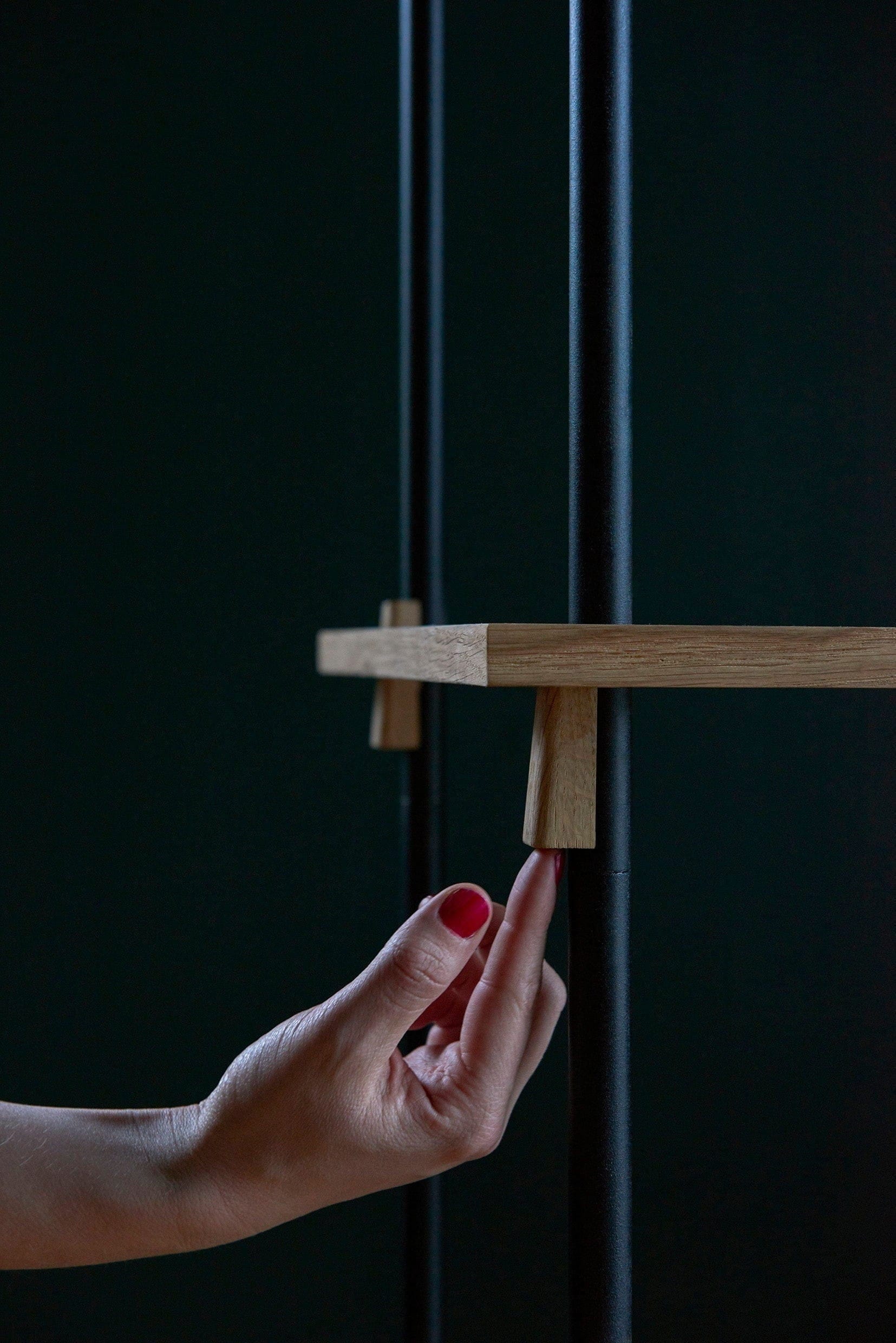 [product_category]-Moebe Shelving System S.200.1.A, Oak/Black-Moebe-5713520005398-S.200.1.A.OA.BL-MOE-22