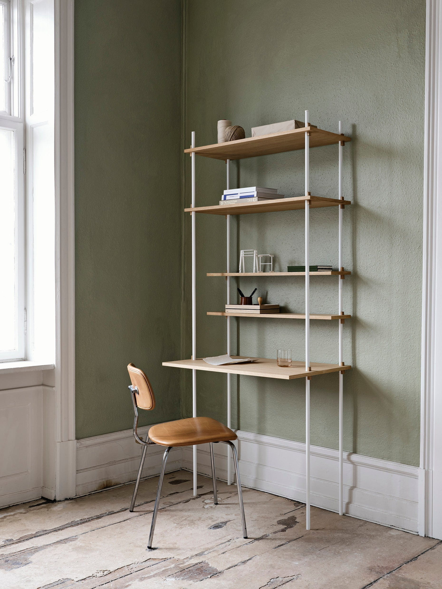 [product_category]-Moebe Shelving System S.200.1.A, Oak/White-Moebe-5713520007743-S.200.1.A.OA.WH-MOE-7