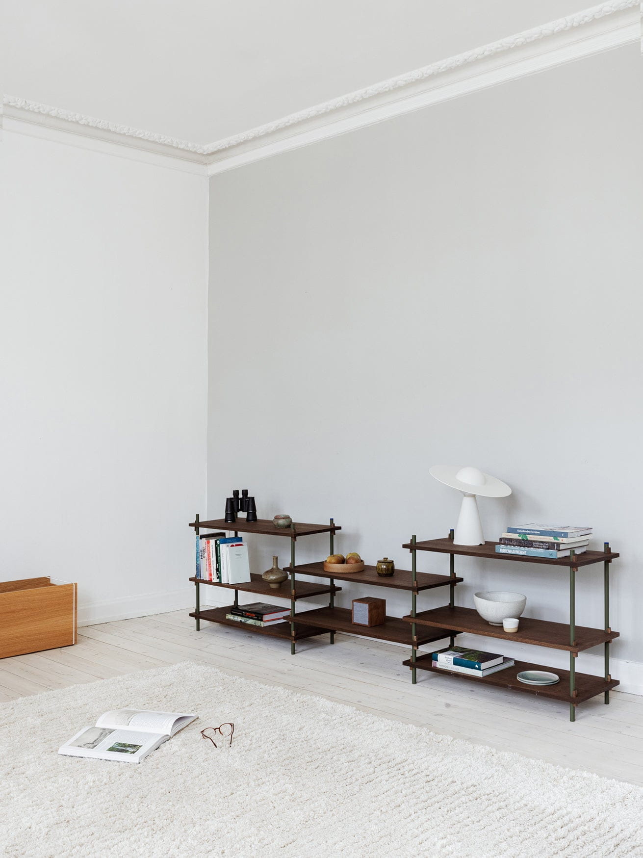 [product_category]-Moebe Shelving System S.200.1.A, Smoked Oak/Pine Green-Moebe-5713520013348-S.200.1.A.SO.PG-MOE-8