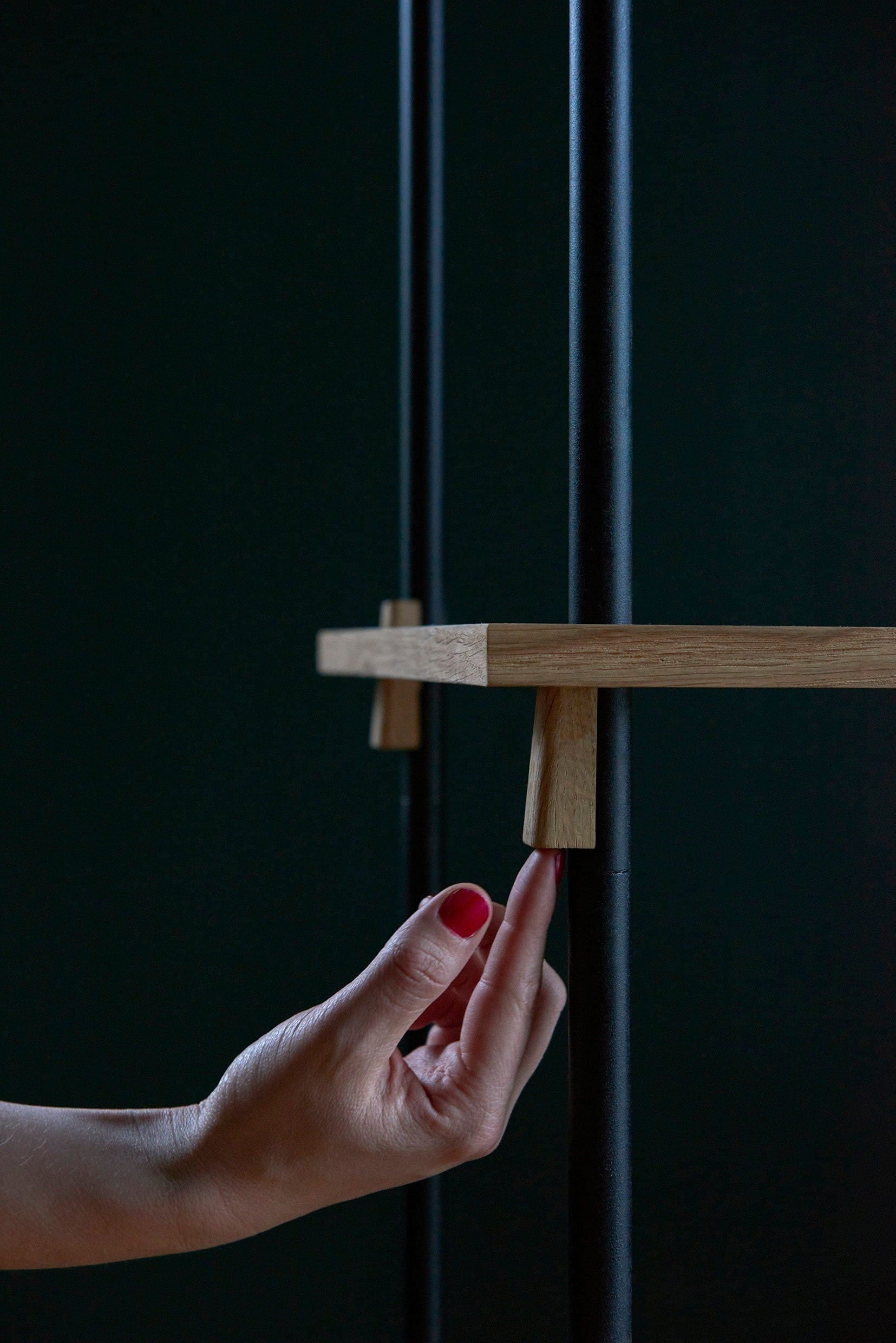 [product_category]-Moebe Shelving System S.200.1.G, Oak/Black-Moebe-5713520005459-S.200.1.G.OA.BL-MOE-22