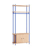 Systém regálů Moebe S.200.1.g, Oak/Deep Blue