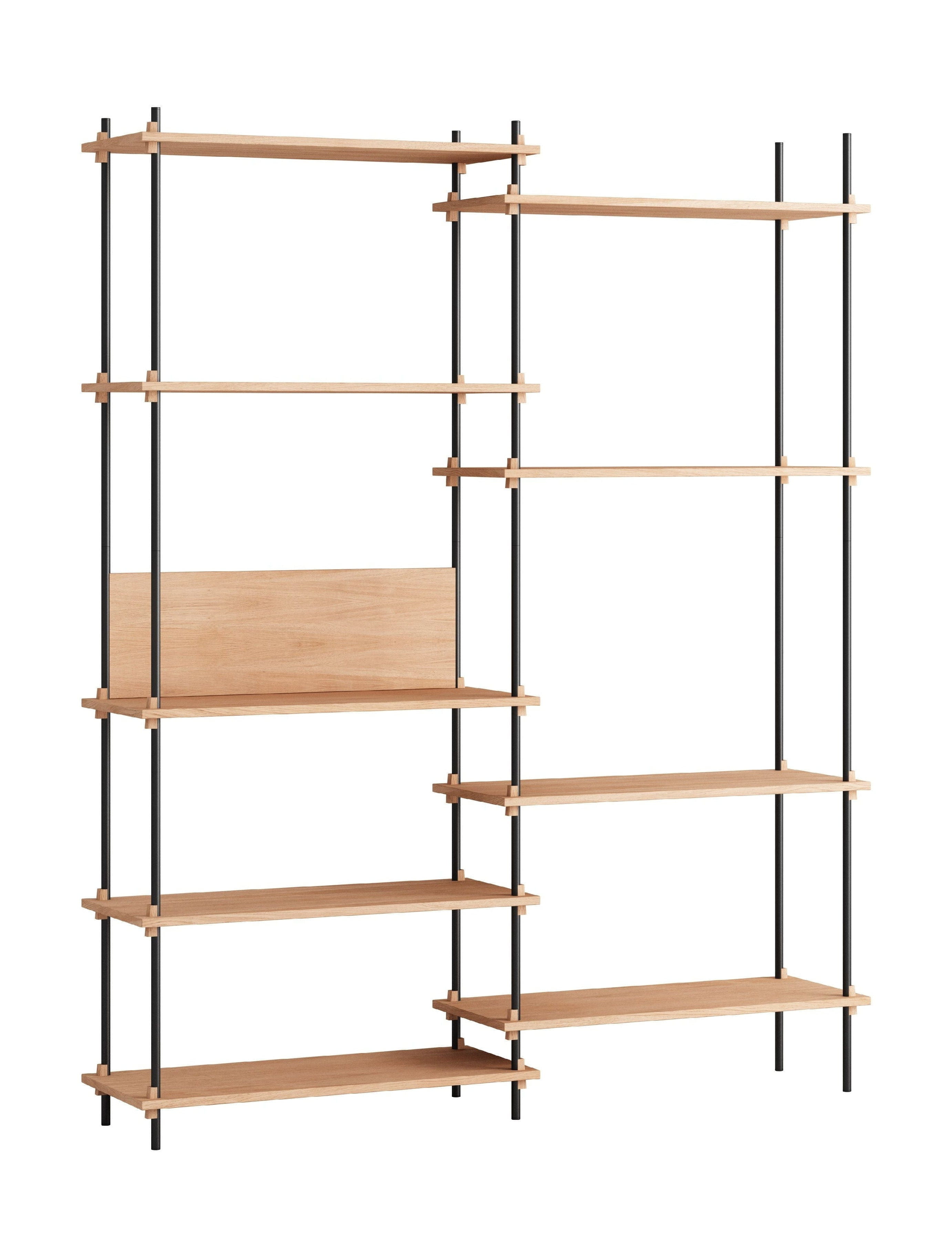 [product_category]-Moebe Shelving System S.200.2.A, Oak/Black-Moebe-5713520005633-S.200.2.A.OA.BL-MOE-1