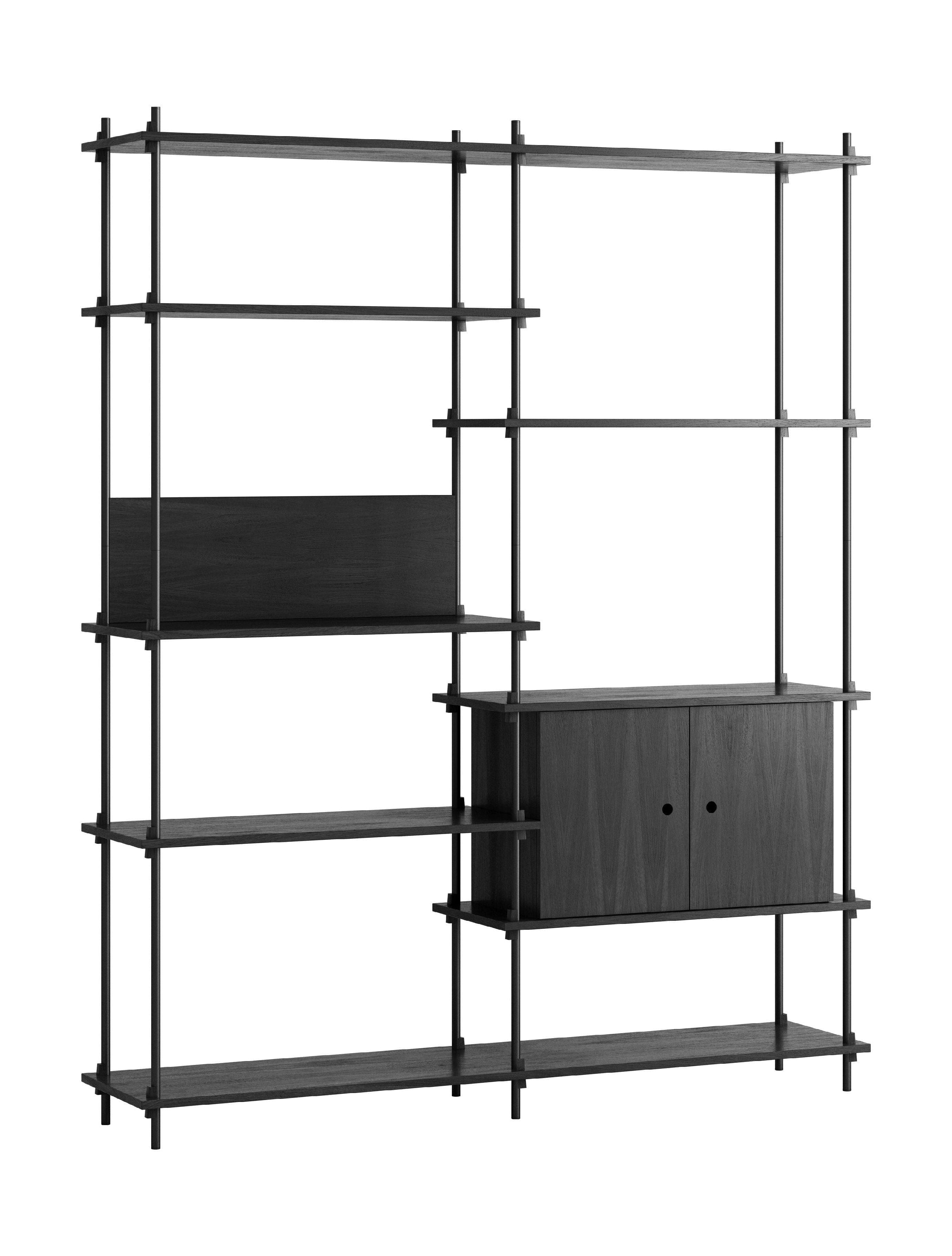 [product_category]-Moebe Shelving System S.200.2.C, Black/Black-Moebe-5713520006449-S.200.2.C.BL.BL-MOE-1