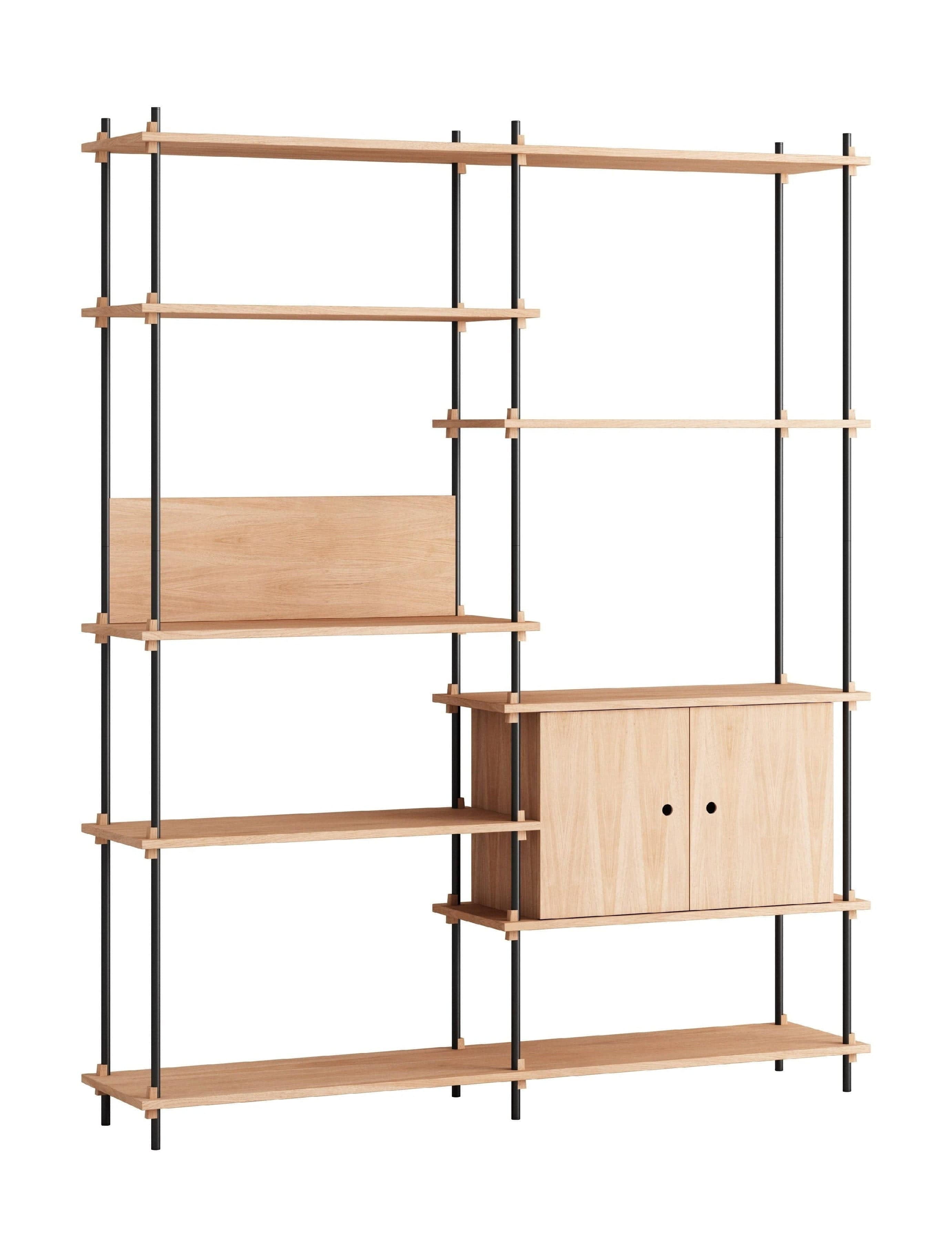 [product_category]-Moebe Shelving System S.200.2.C, Oak/Black-Moebe-5713520005657-S.200.2.C.OA.BL-MOE-1