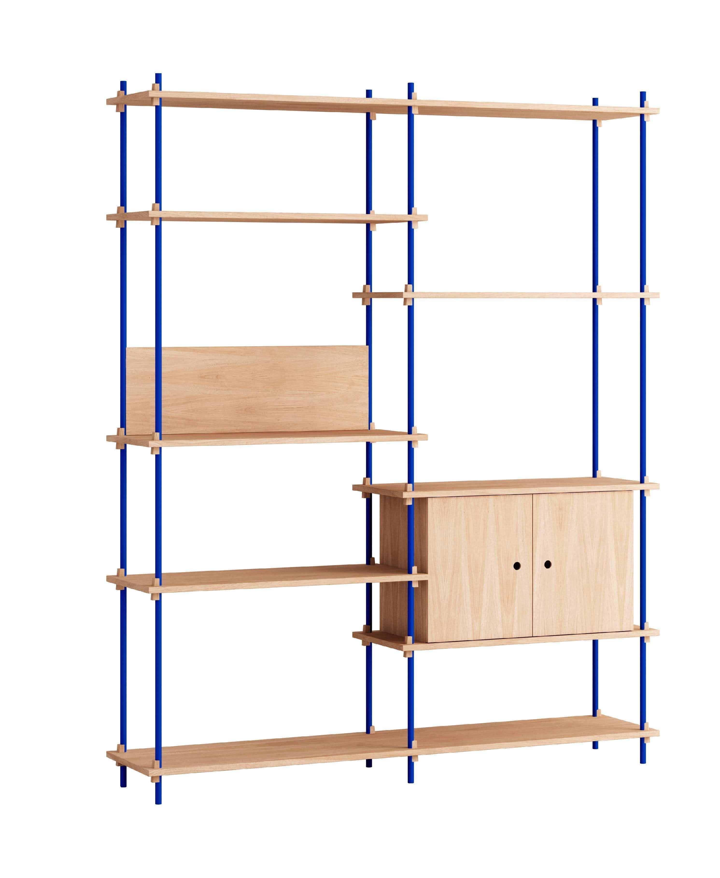 [product_category]-Moebe Shelving System S.200.2.C, Oak/Deep Blue-Moebe-5713520014383-S.200.2.C.OA.DB-MOE-1