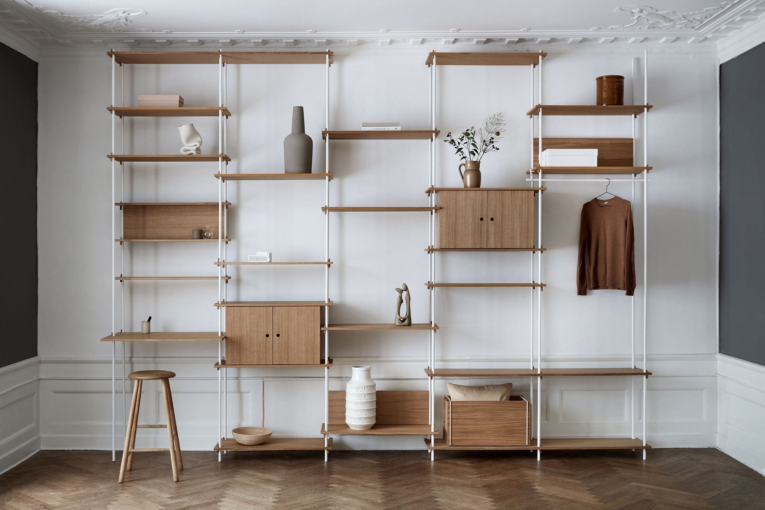 [product_category]-Moebe Shelving System S.200.2.C, Oak/White-Moebe-5713520008009-S.200.2.C.OA.WH-MOE-17