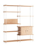 Systém Systém Moebe S.200.2.C, Oak/White