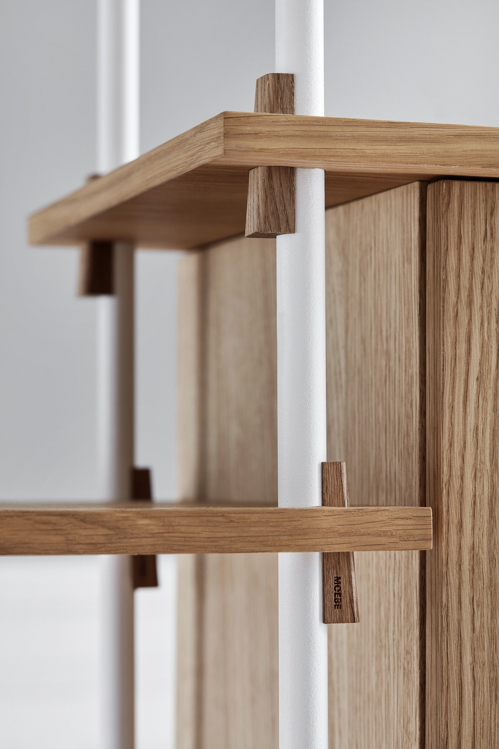 [product_category]-Moebe Shelving System S.200.2.C, Oak/White-Moebe-5713520008009-S.200.2.C.OA.WH-MOE-57