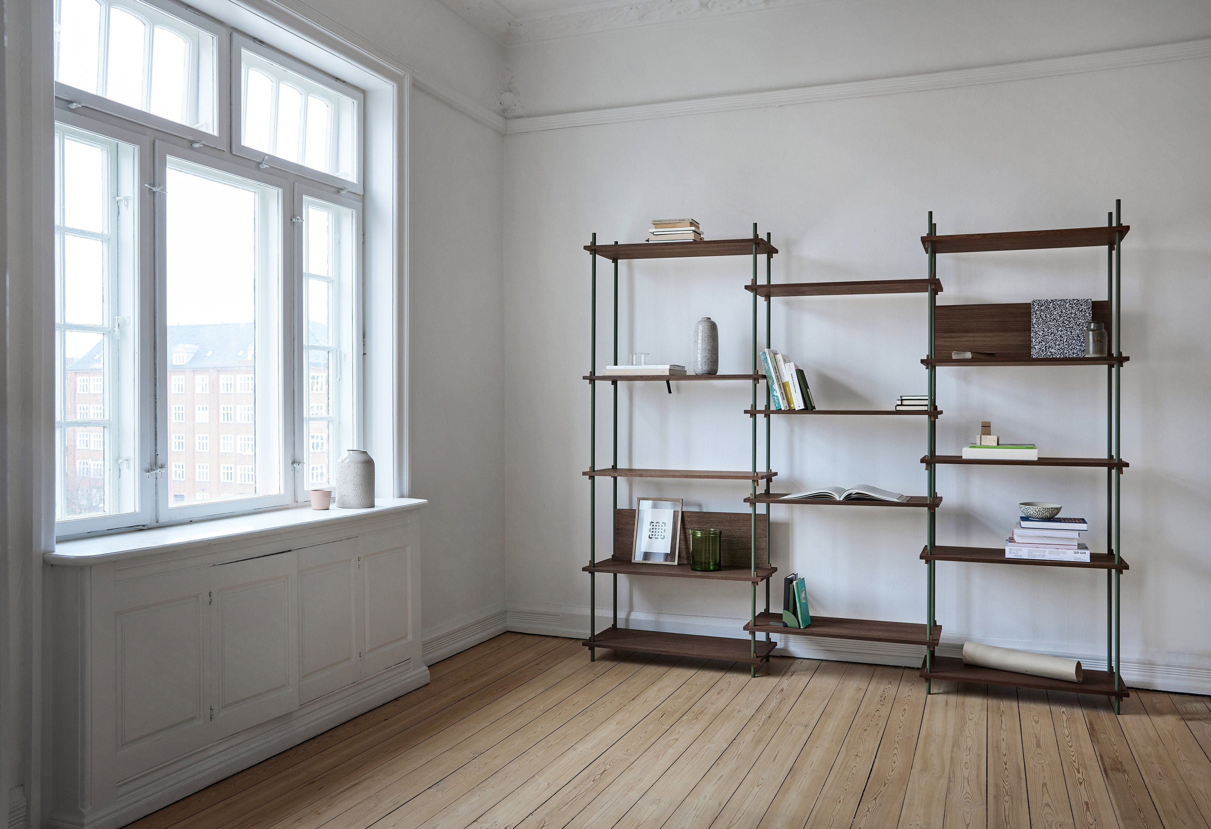 [product_category]-Moebe Shelving System S.200.2.C, Smoked Oak/Pine Green-Moebe-5713520013607-S.200.2.C.SO.PG-MOE-10