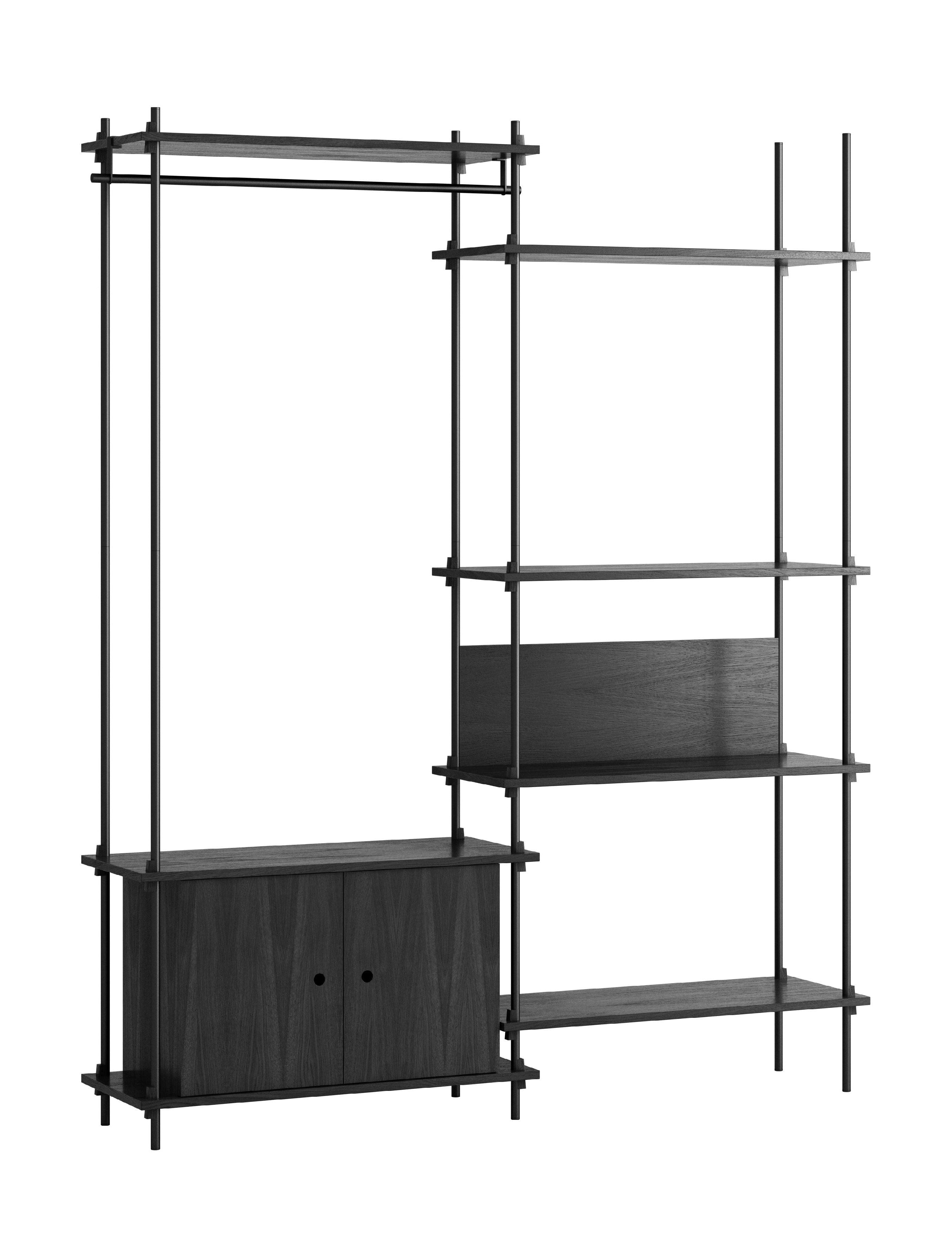[product_category]-Moebe Shelving System S.200.2.G, Black/Black-Moebe-5713520006487-S.200.2.G.BL.BL-MOE-5