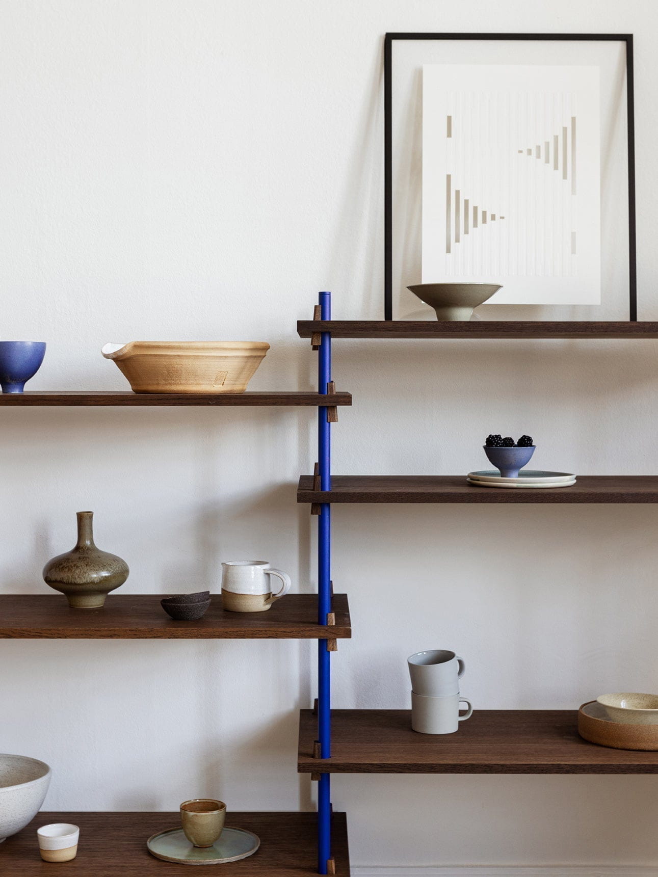 [product_category]-Moebe Shelving System S.200.3.D, Smoked Oak/Deep Blue-Moebe-5713520015373-S.200.3.D.SO.DB-MOE-2