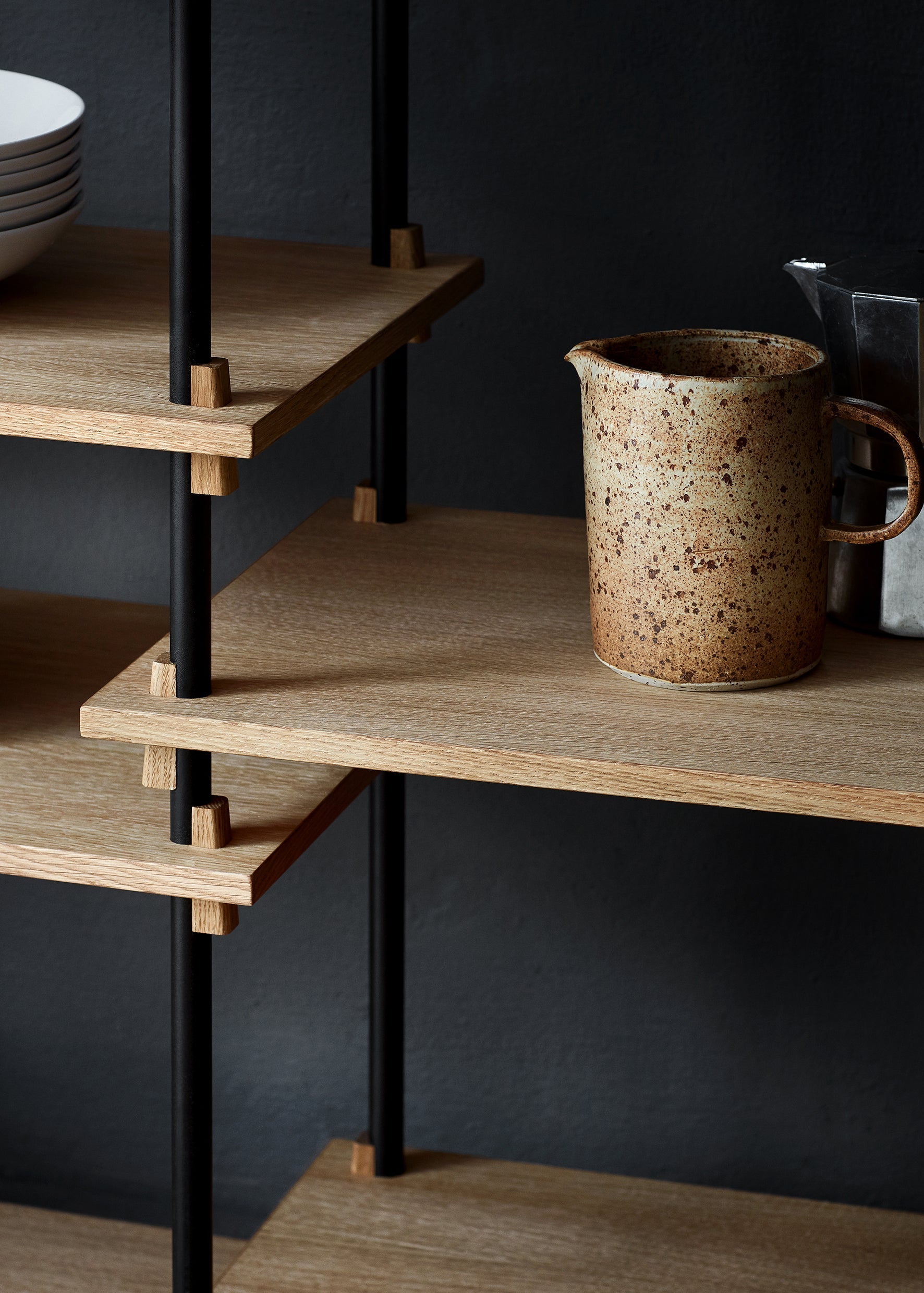 [product_category]-Moebe Shelving System S.255.1.B, Oak/Black-Moebe-5713520005473-S.255.1.B.OA.BL-MOE-56