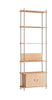 Moebe Shegving System S.255.1.B, dub/teplá šedá